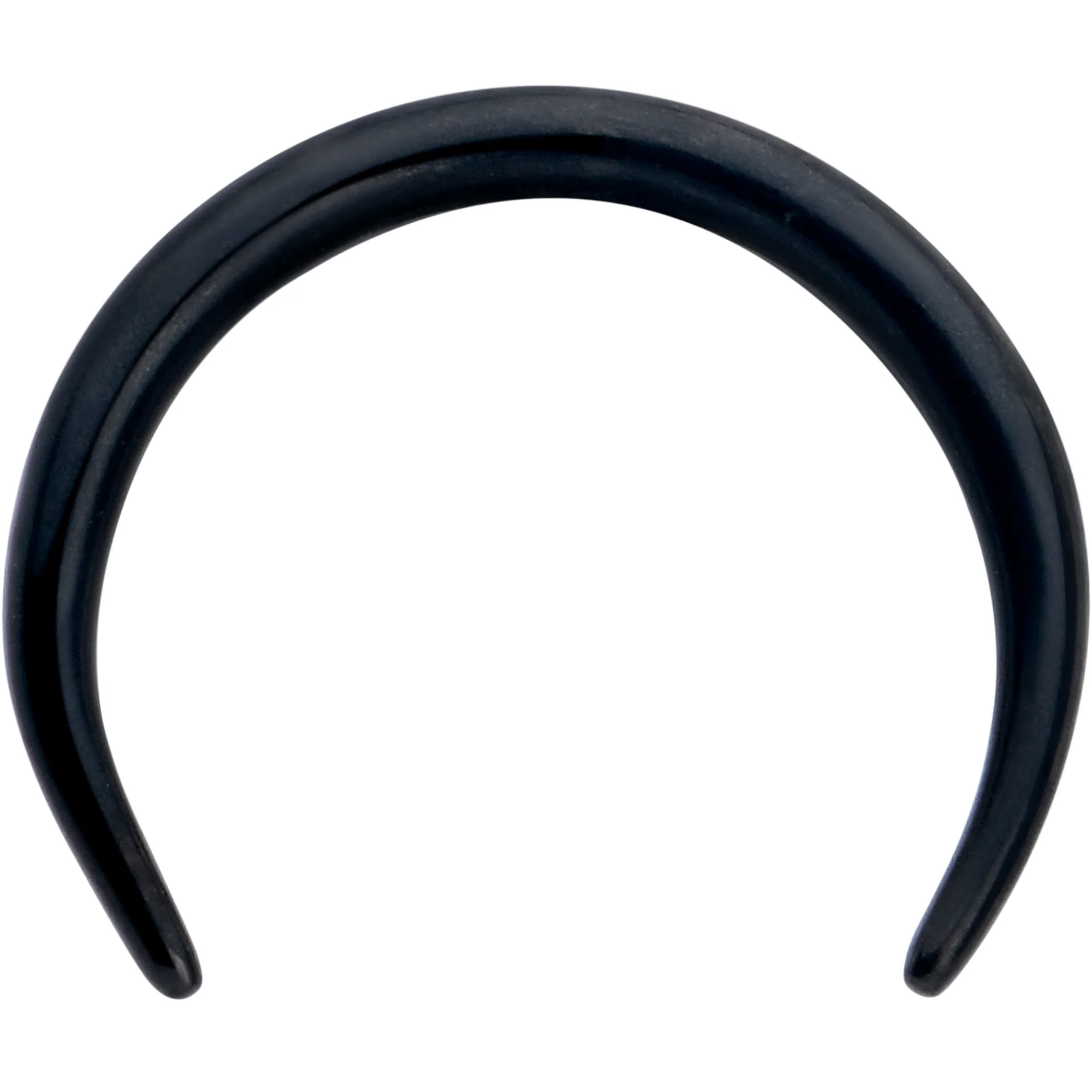 16G 5/16 Black Pincher Crescent Taper - Image 2