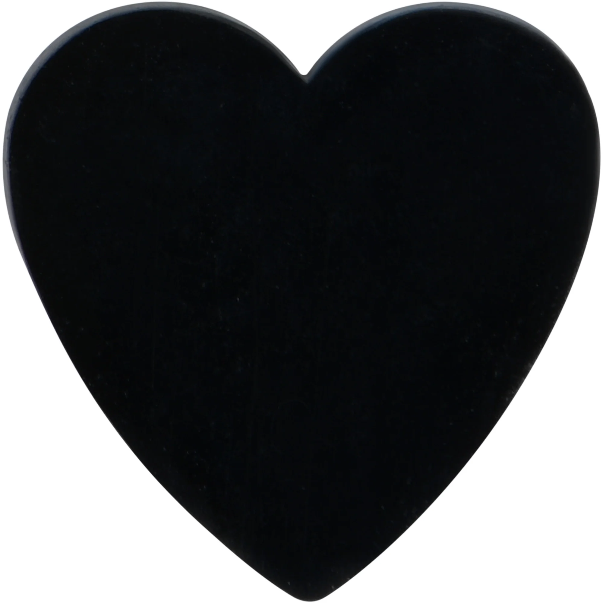 16G 5/16 Black Simple Heart Internally Threaded Labret Tragus - Image 2