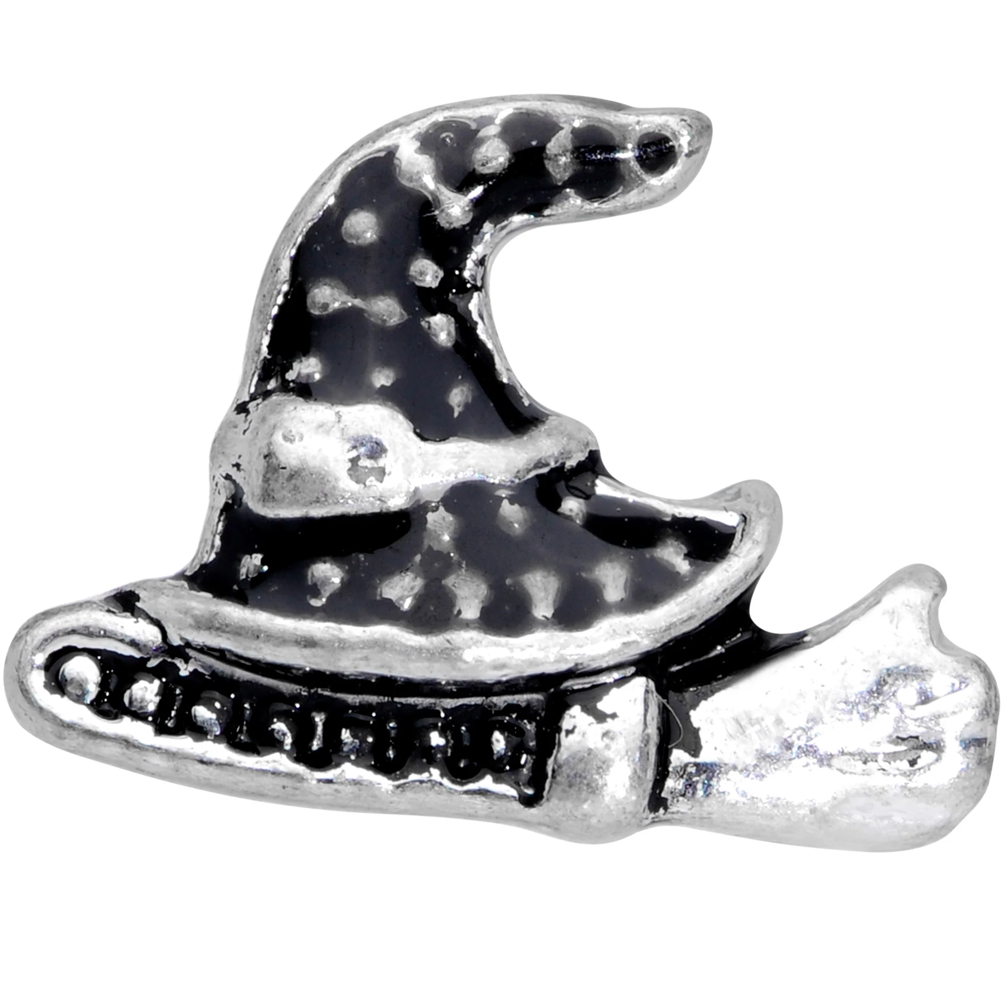 16G 5/16 Broom Witch Hat Halloween Labret Monroe Tragus - Image 2