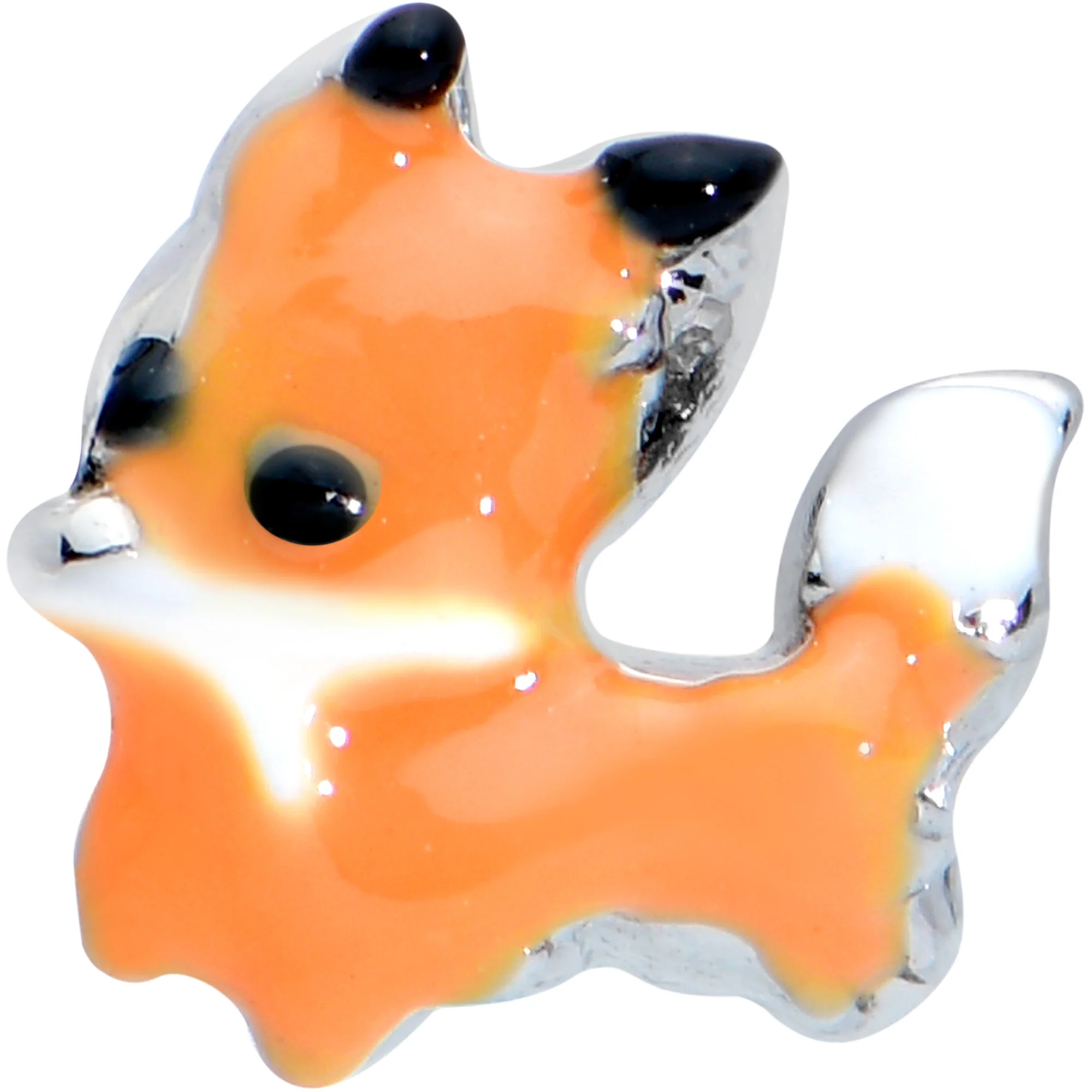 16G 5/16 Cute Fall Fox Labret Monroe Tragus - Image 2