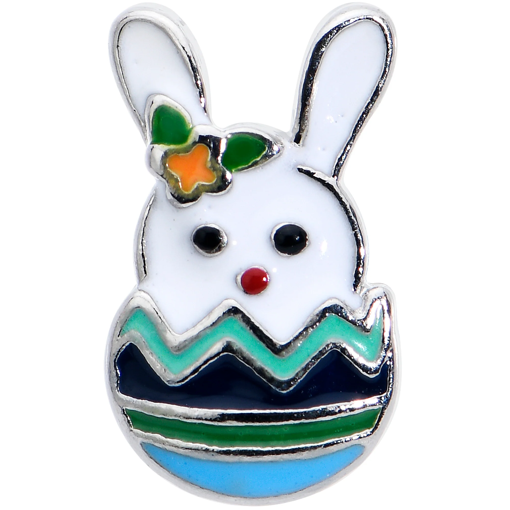 16G 5/16 Easter Egg Bunny Labret Monroe Tragus - Image 7