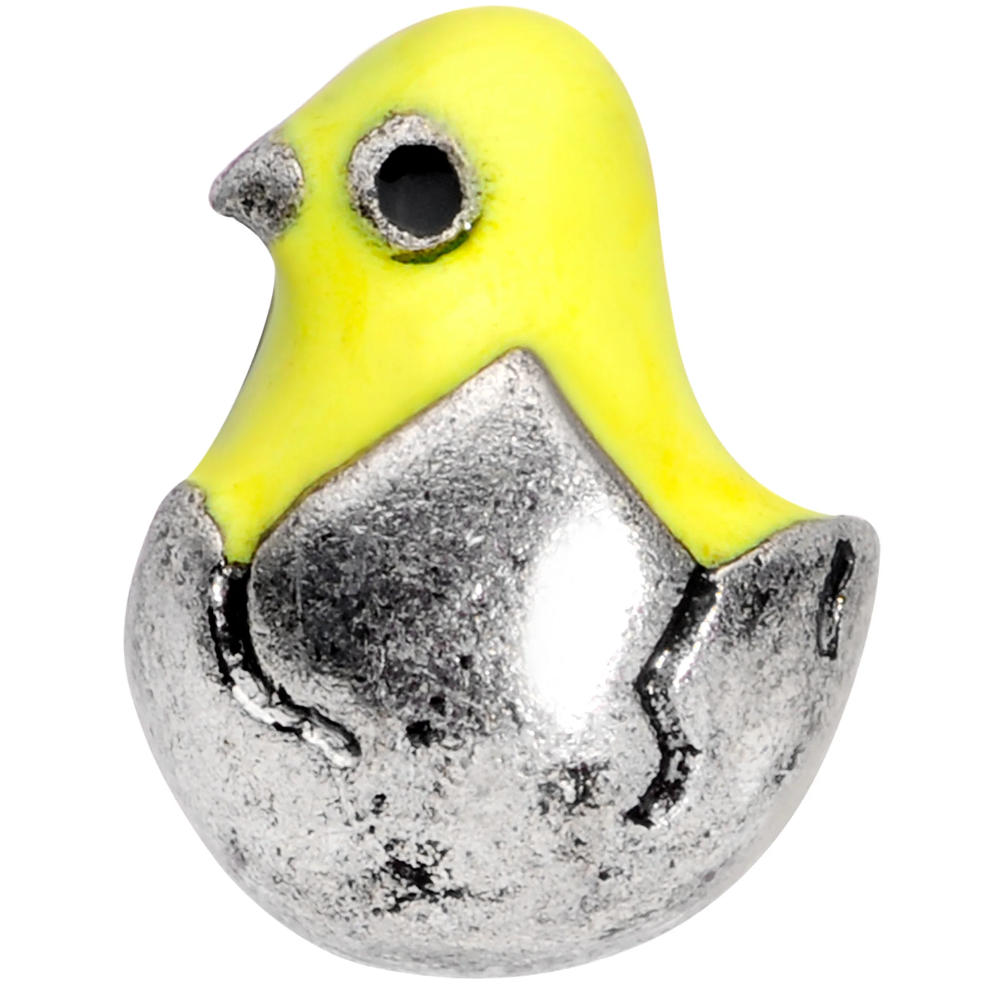 16G 5/16 Gold Tone Hatching Easter Chick Labret Monroe Tragus - Image 2