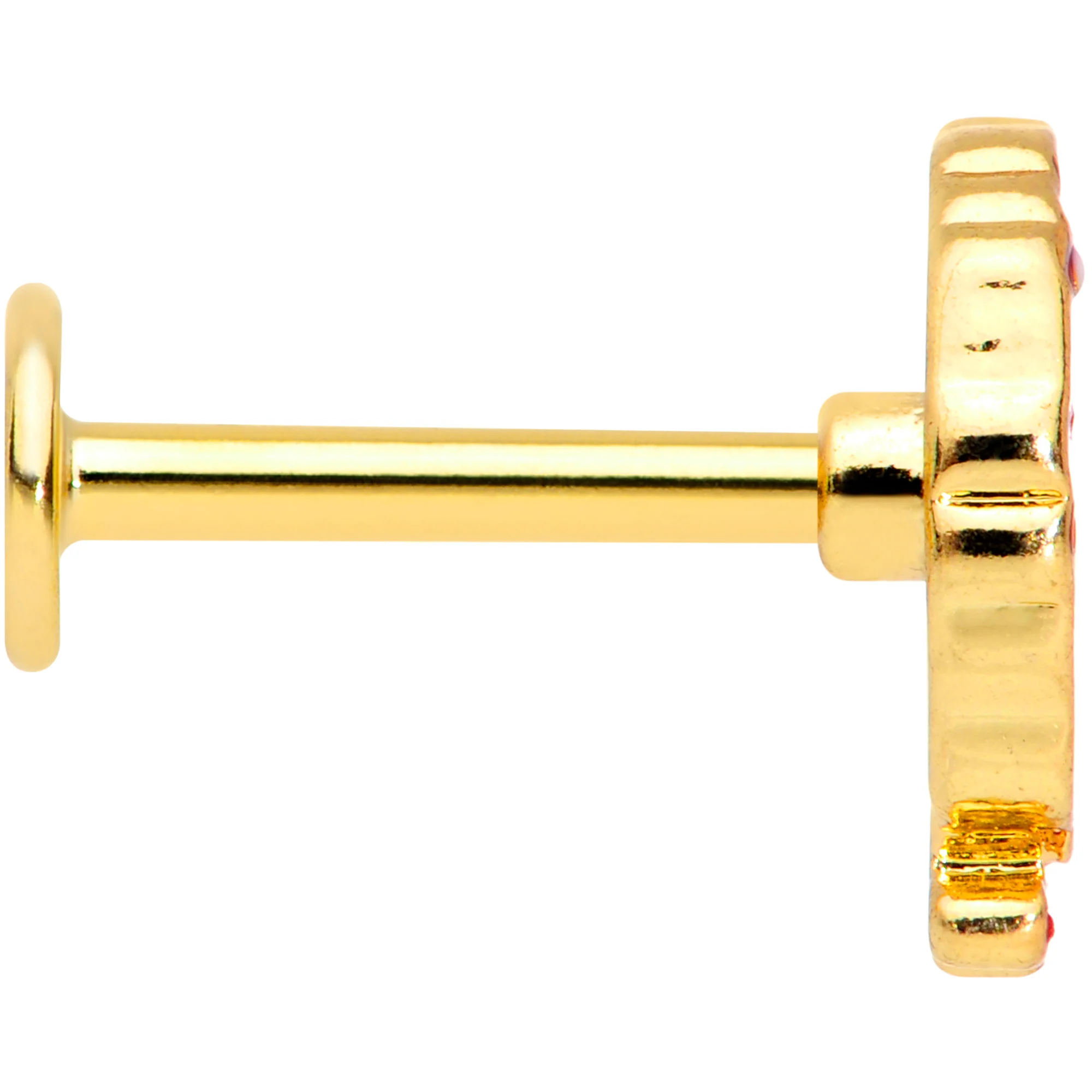 16G 5/16 Gold Tone Turkey Thanksgiving Labret Monroe Tragus - Image 3
