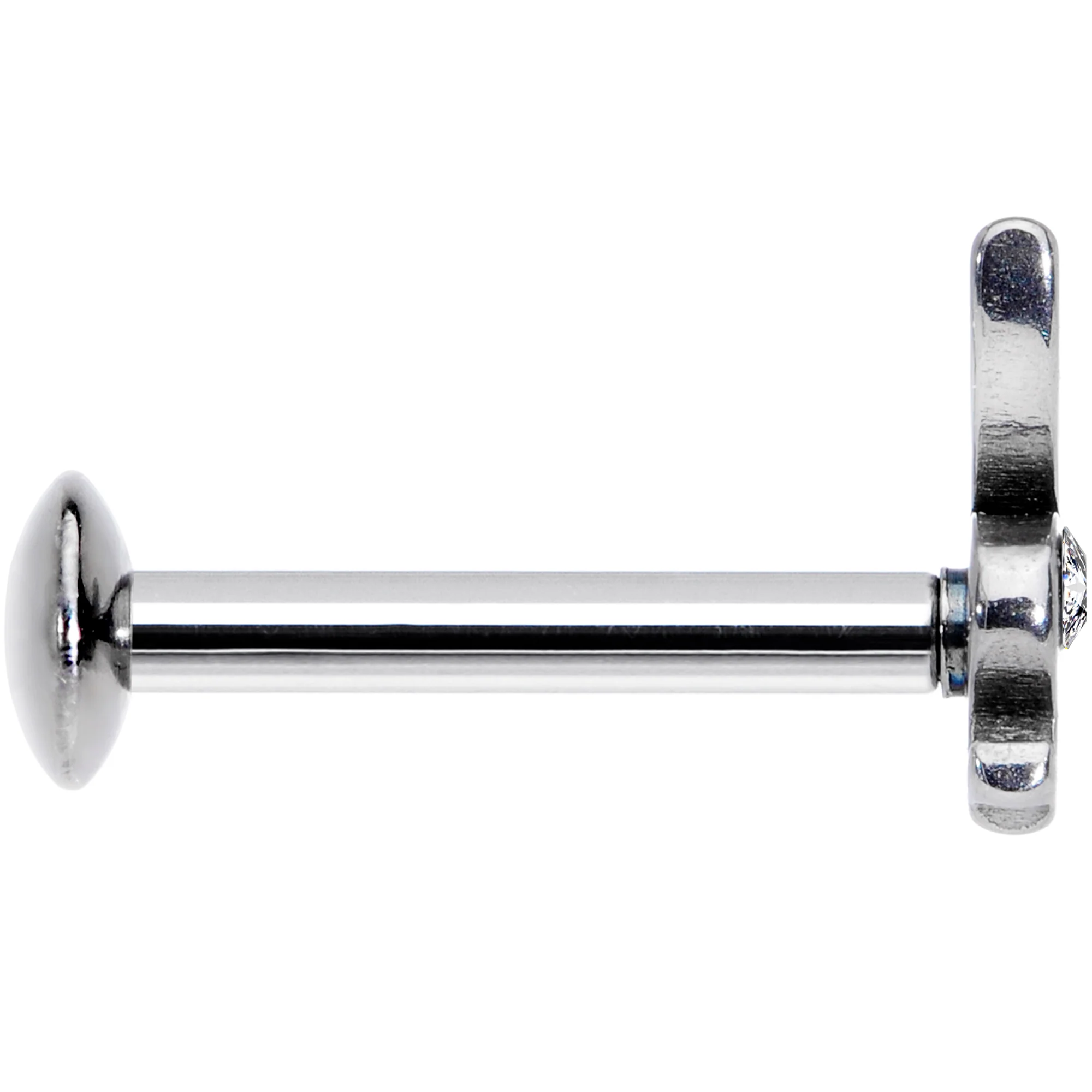 16G 5/16 Licensed Playboy CZ Gem Internally Threaded Labret - Image 3