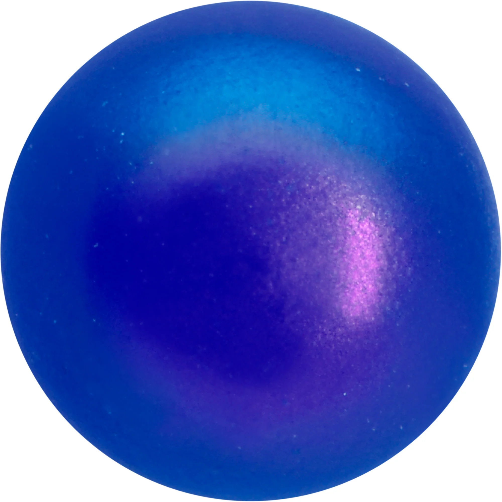 16G 5/16 Matte Blue Aurora Labret Monroe Tragus - Image 2