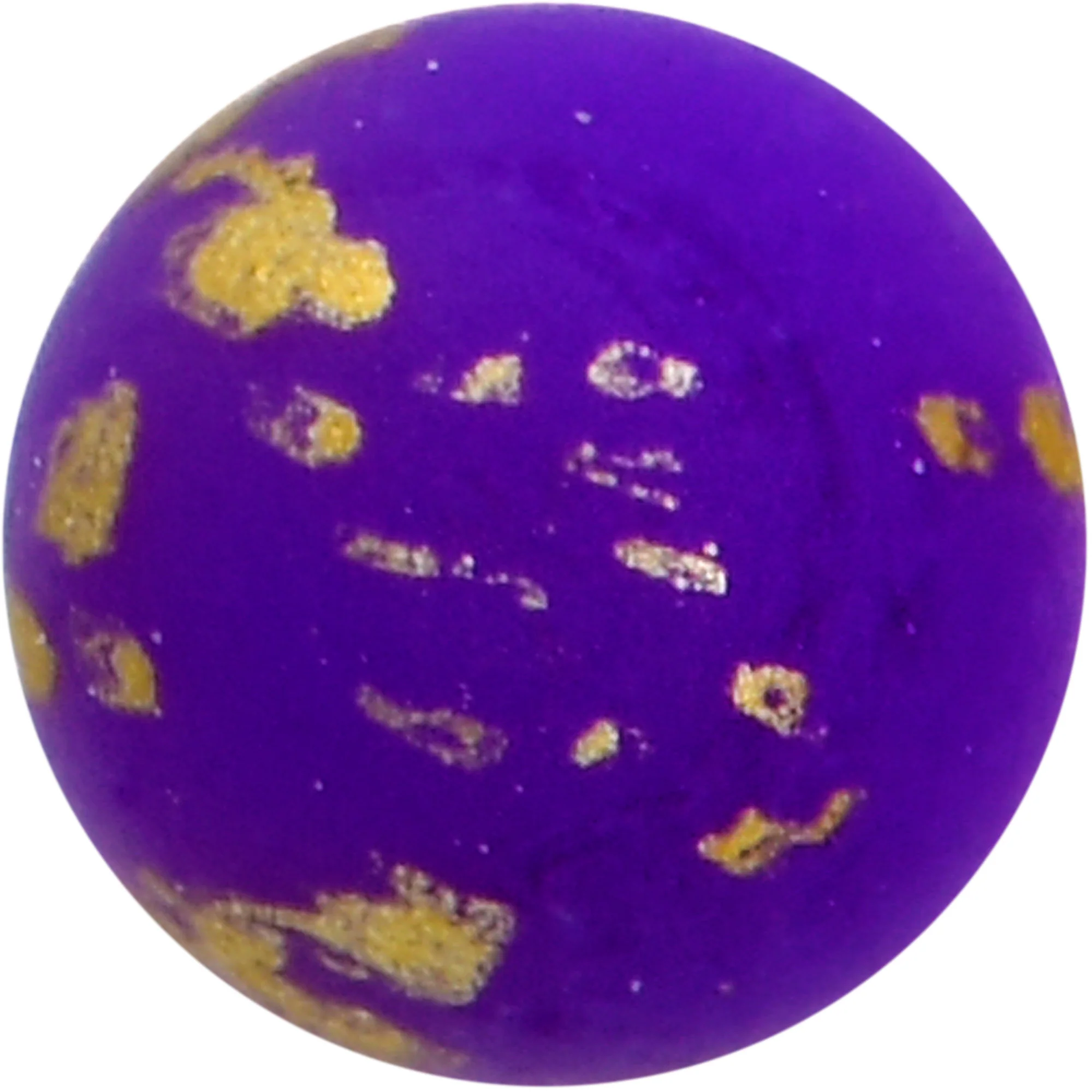 16G 5/16 Matte Purple Splatter Pattern Labret Monroe Tragus - Image 2