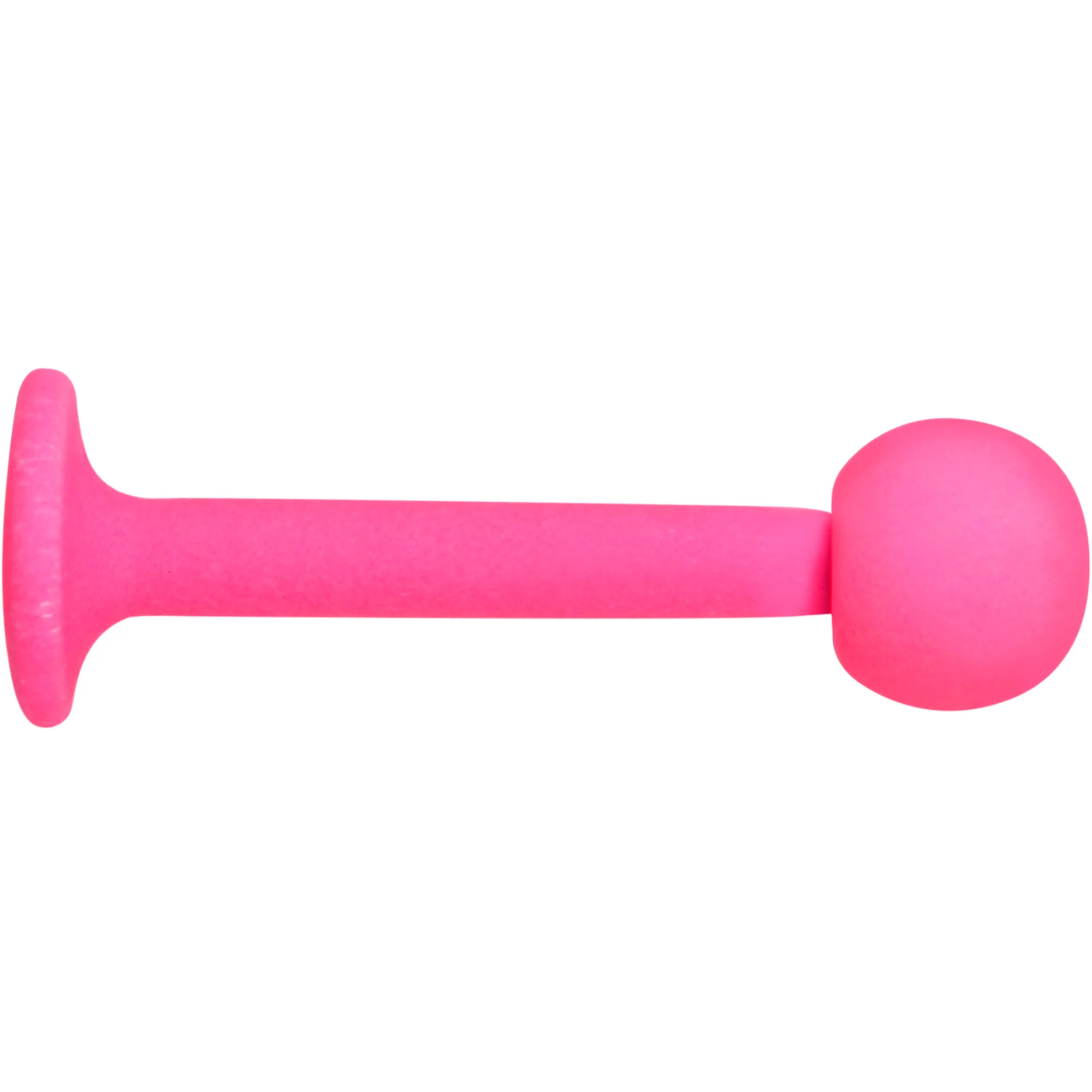 16G 5/16 Pink Acrylic Matte Labret Monroe Tragus - Image 3