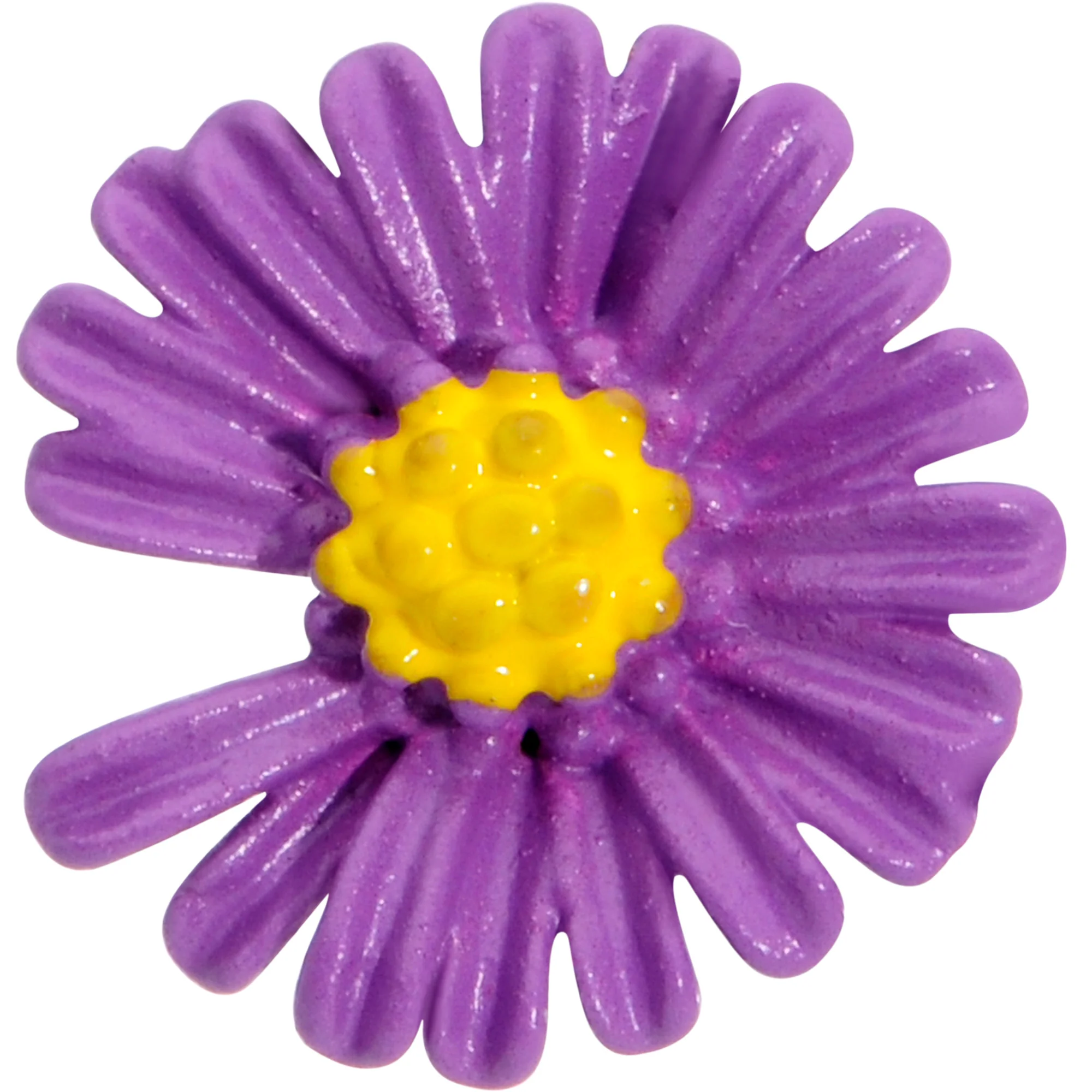 16G 5/16 Purple Daisy Flower Labret Monroe Tragus - Image 2