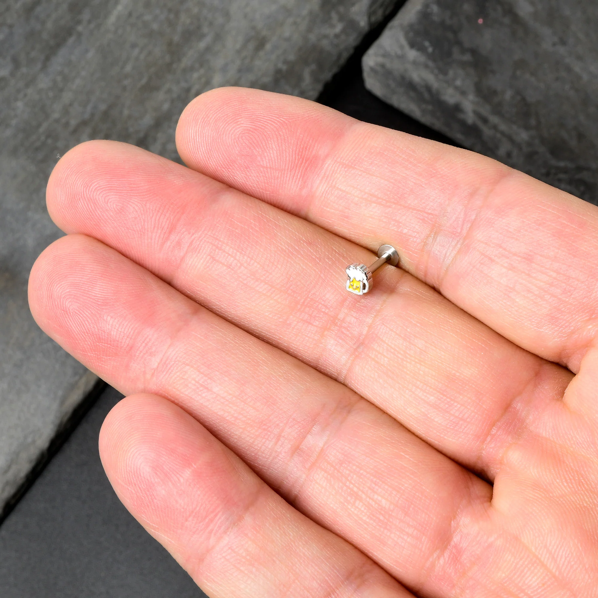 16G 5/16 Sweet Happy Beer St Patricks Labret Monroe Tragus - Image 7