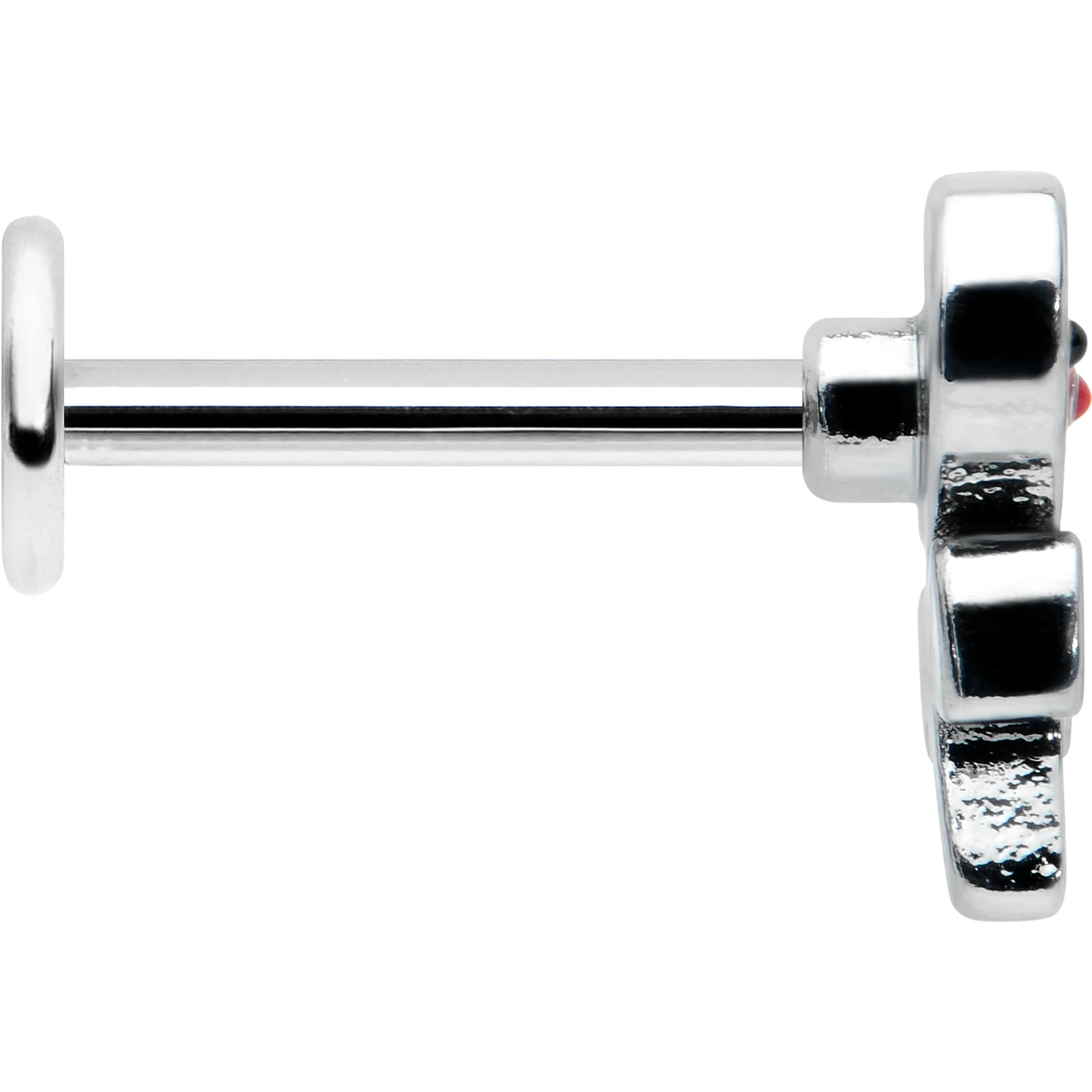 16G 5/16 Sweet Happy Heart Lollipop Labret Monroe Tragus - Image 3