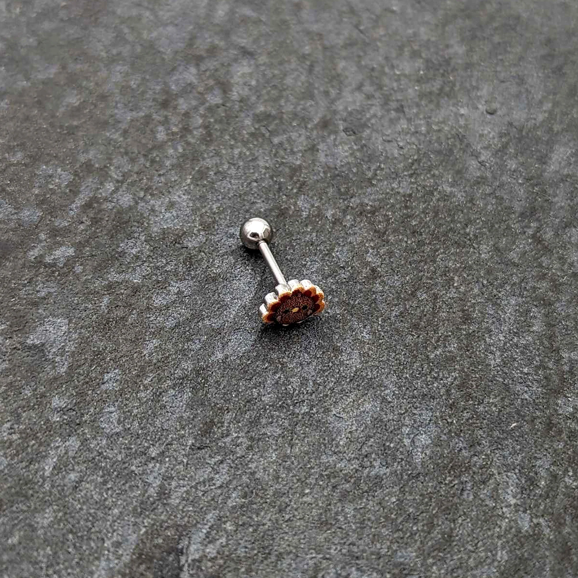 16G 5/16 Sweet Tiny Turkey Thanksgiving Cartilage Tragus Earring - Image 5
