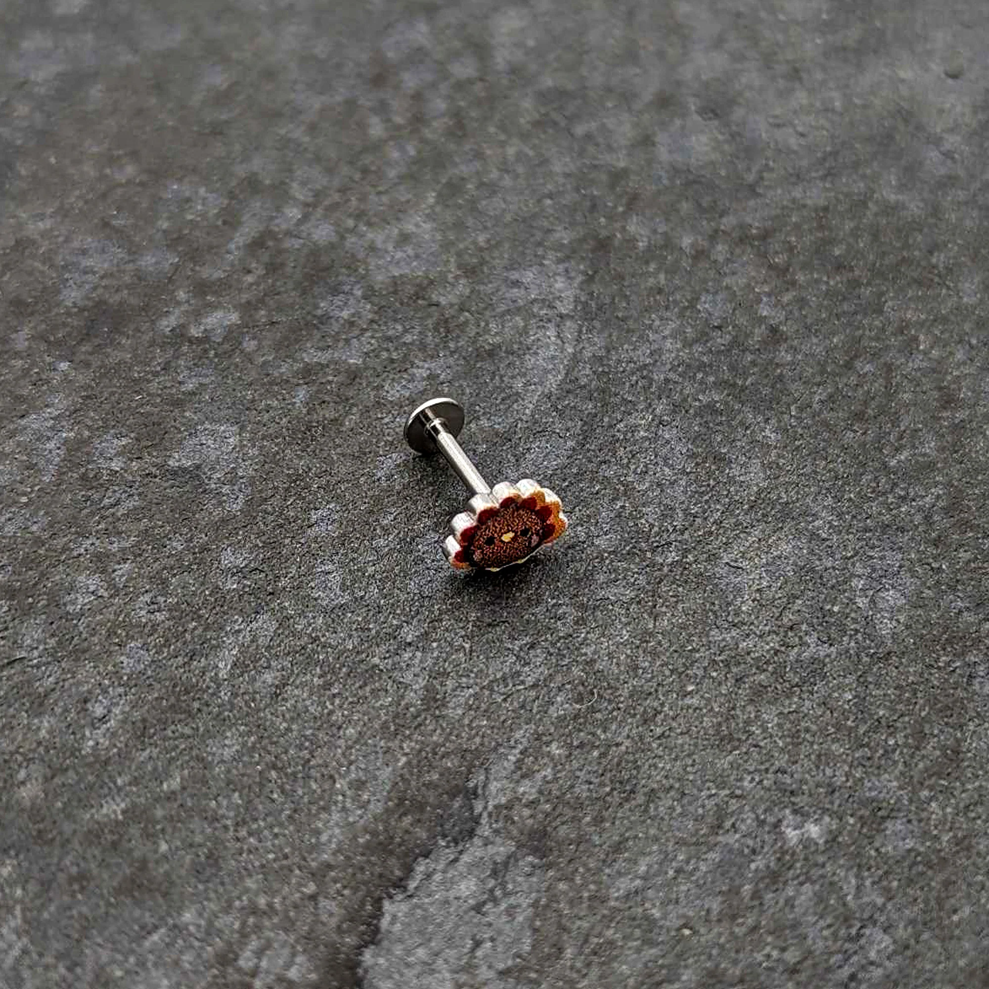16G 5/16 Sweet Tiny Turkey Thanksgiving Labret Monroe Tragus - Image 5