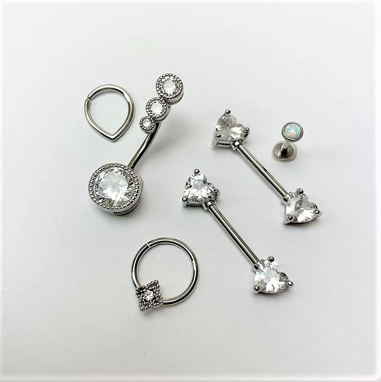 16G 5/16 Tear Drop Septum Ring - Image 2