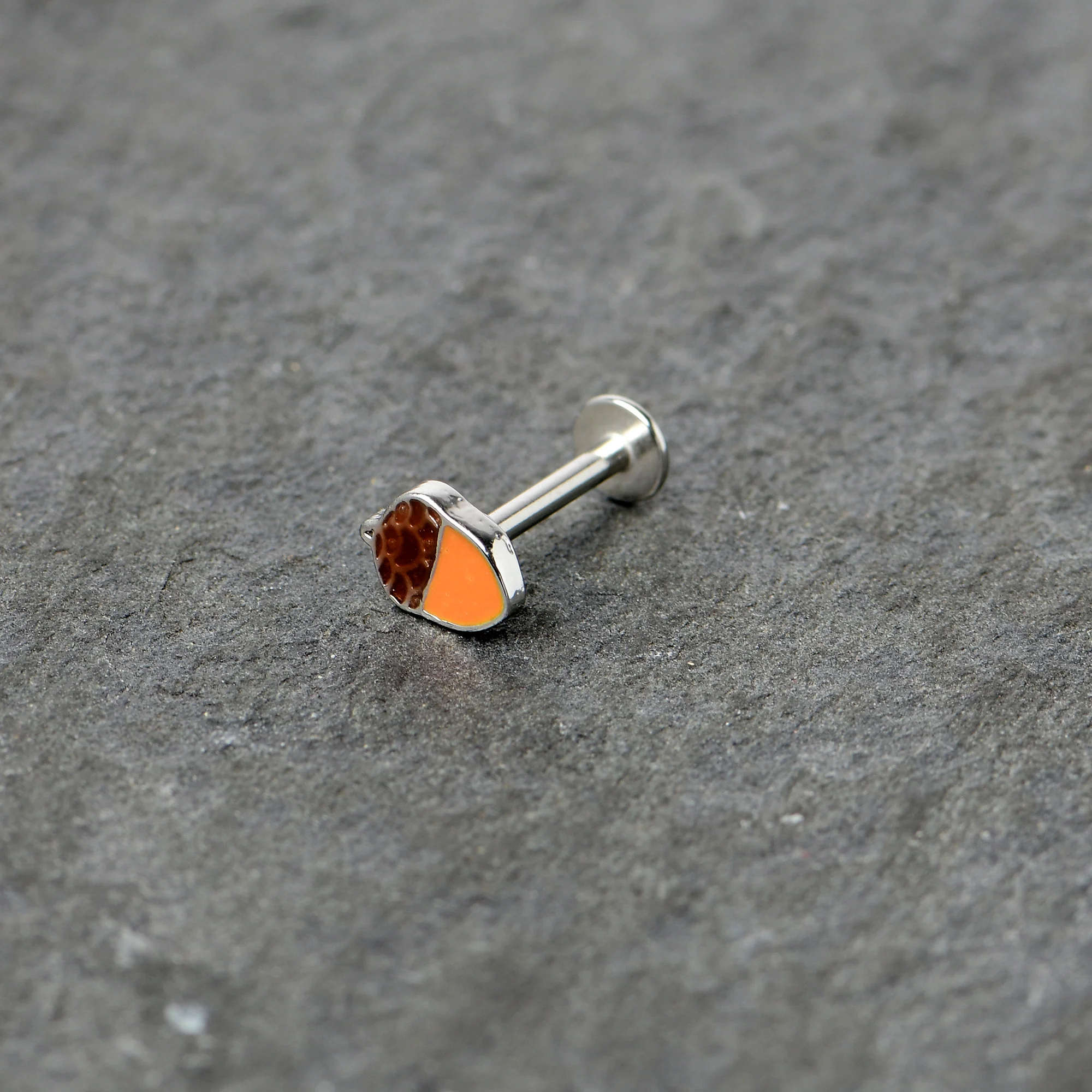 16G 5/16 Autumn Acorn Orange Brown Labret Monroe Tragus - Image 5