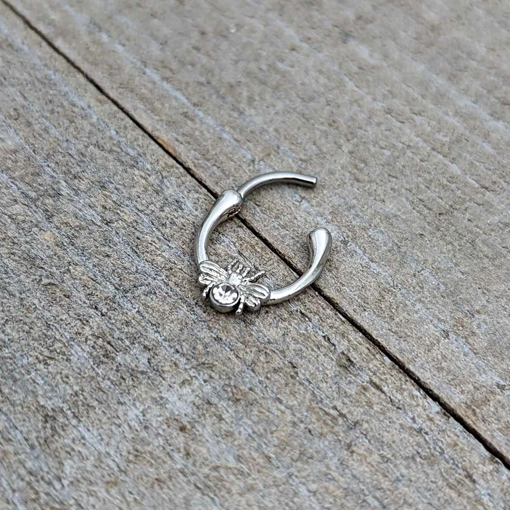 16G 5/16 Clear Gem Ultra Fly Cartilage Clicker - Image 7