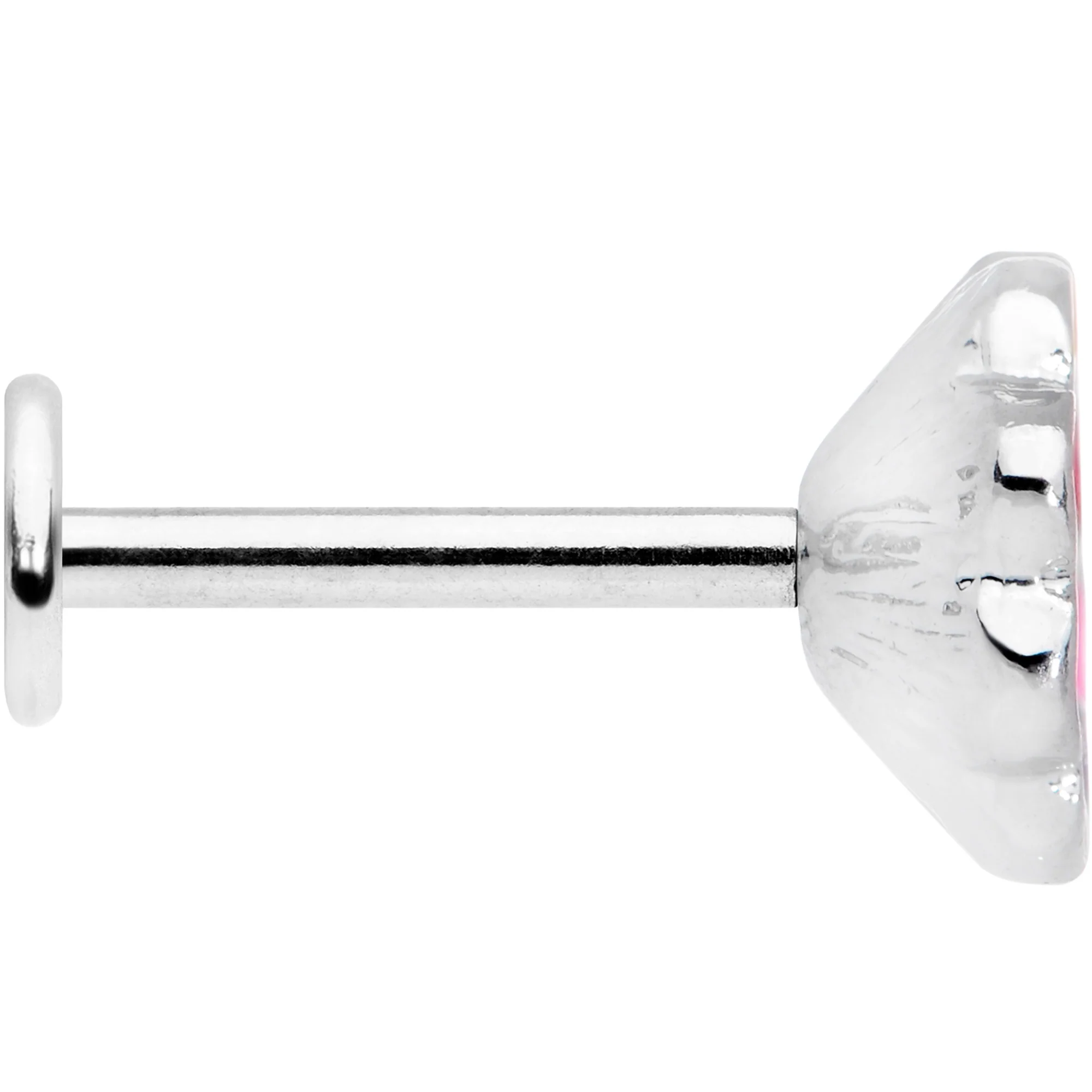 16G 5/16 Rainbow Hippie Flower Cartilage Labret Monroe Tragus - Image 4