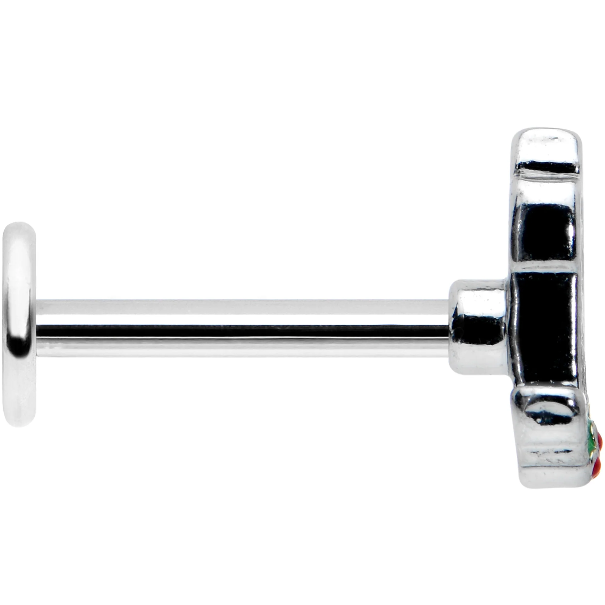 16G 5/16 Sweet Holiday Christmas Candle Labret Monroe Tragus - Image 3