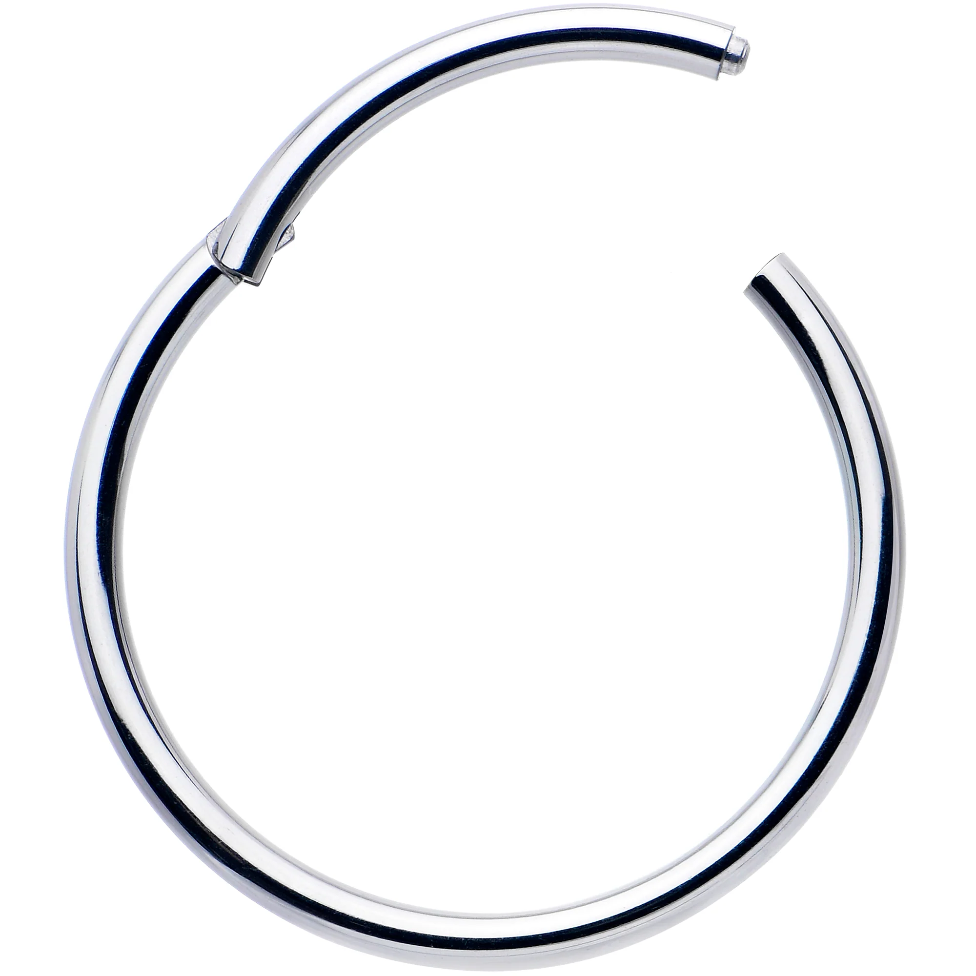 16G 9/16 316L Surgical Steel Precision Hinged Segment Hoop - Image 2