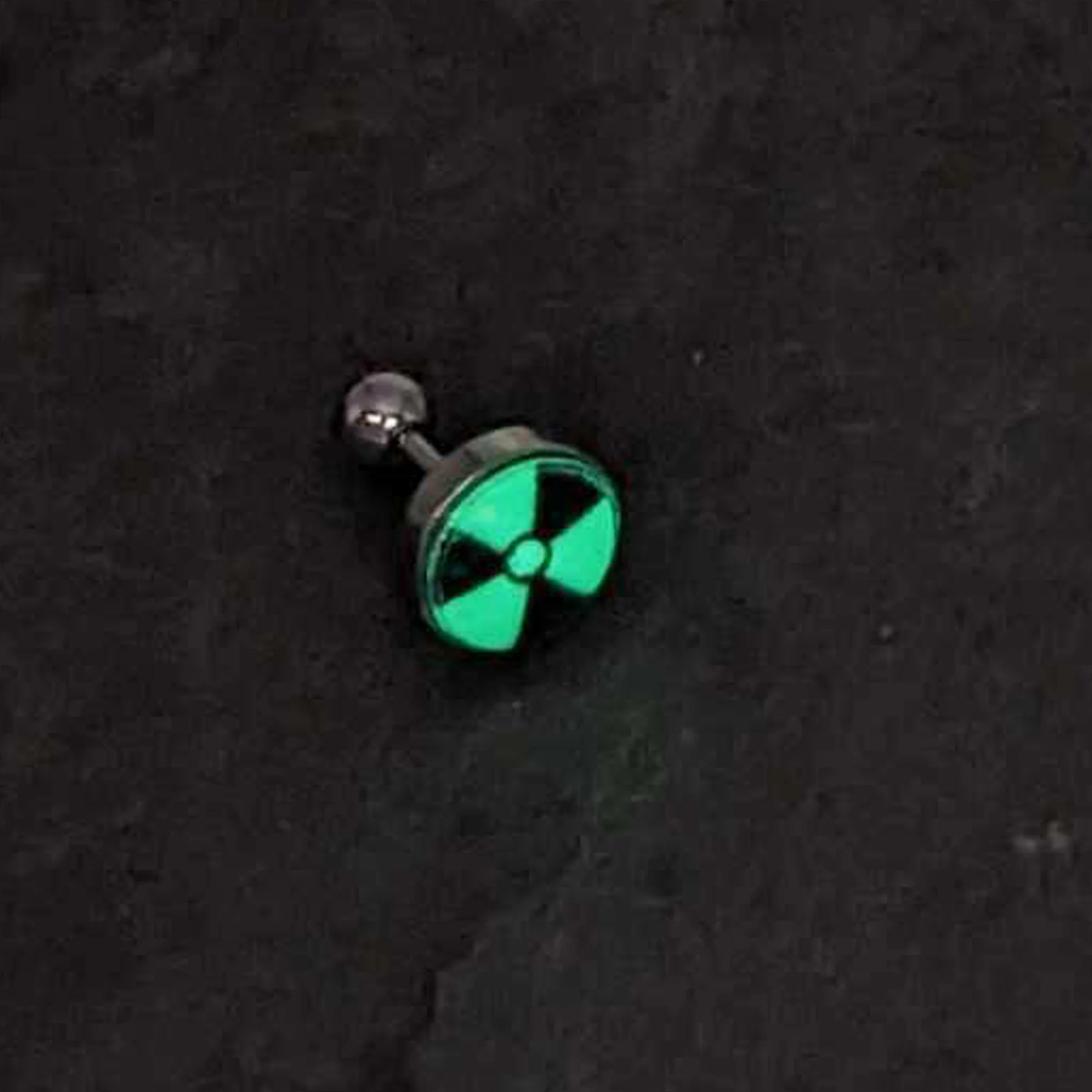 16G Glow in the Dark Radioactive Tragus Cartilage Earring by Onyx O - Image 5