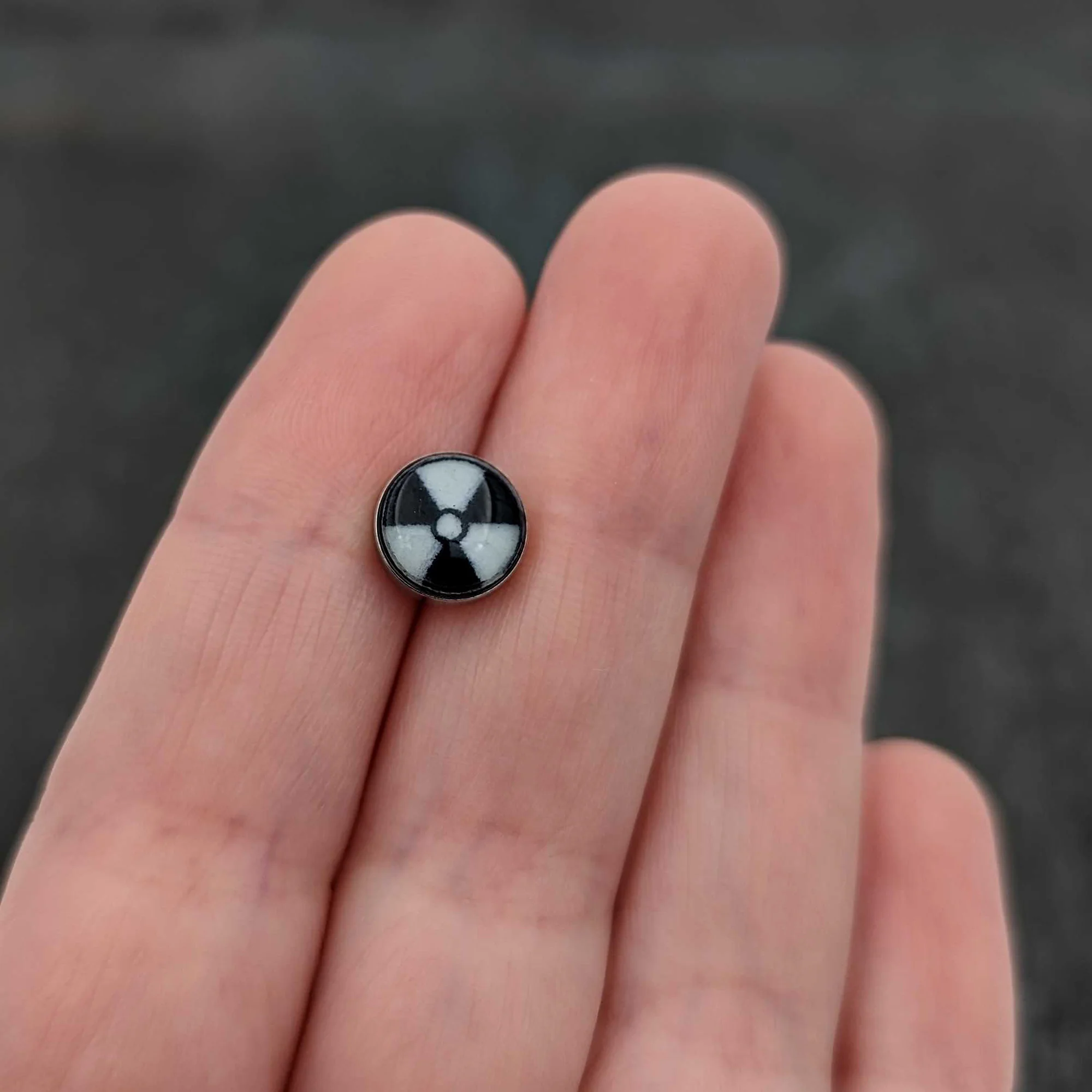 16G Glow in the Dark Radioactive Tragus Cartilage Earring by Onyx O - Image 7