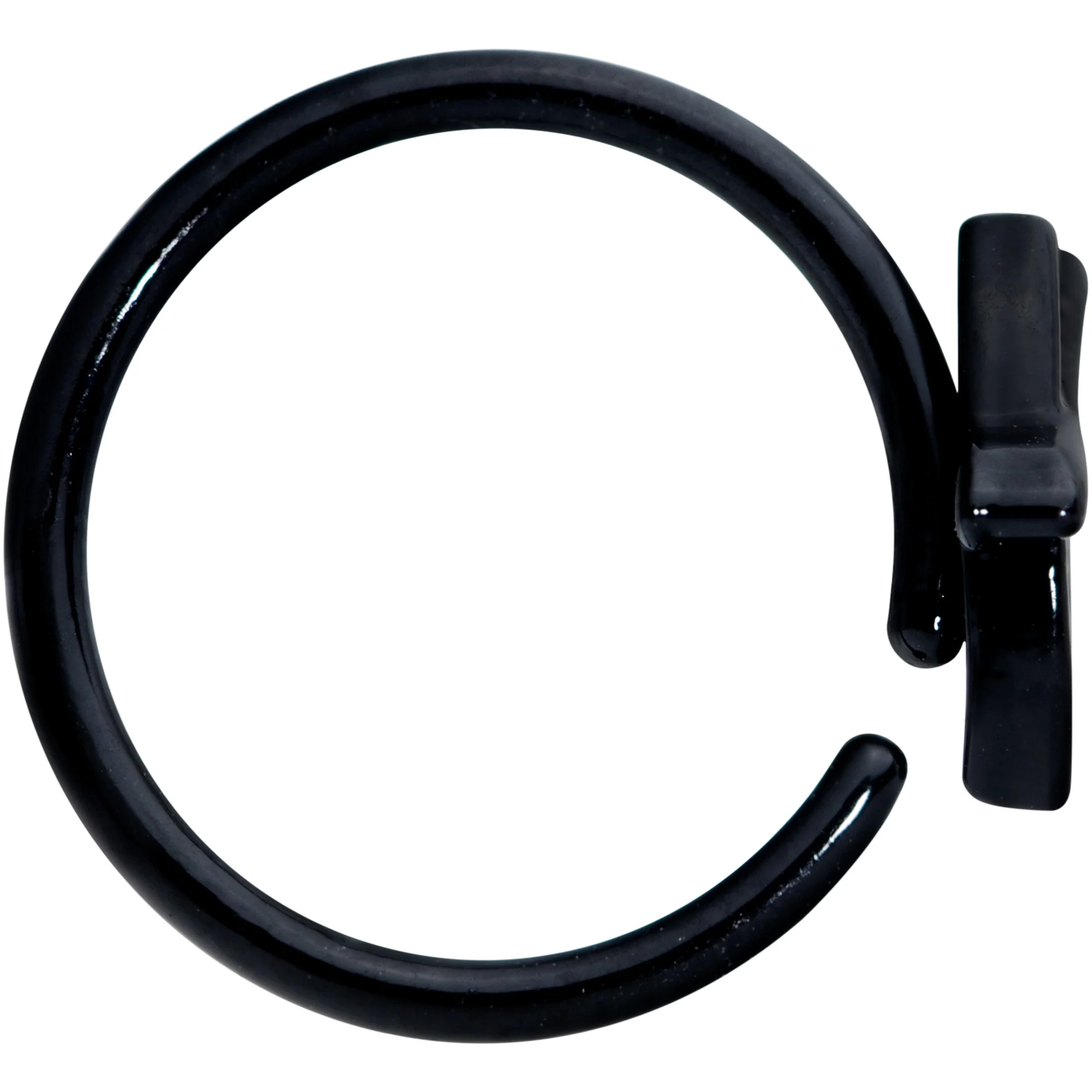 18G 3/8 Black Blue Summer Kayak Boat Nose Hoop - Image 3