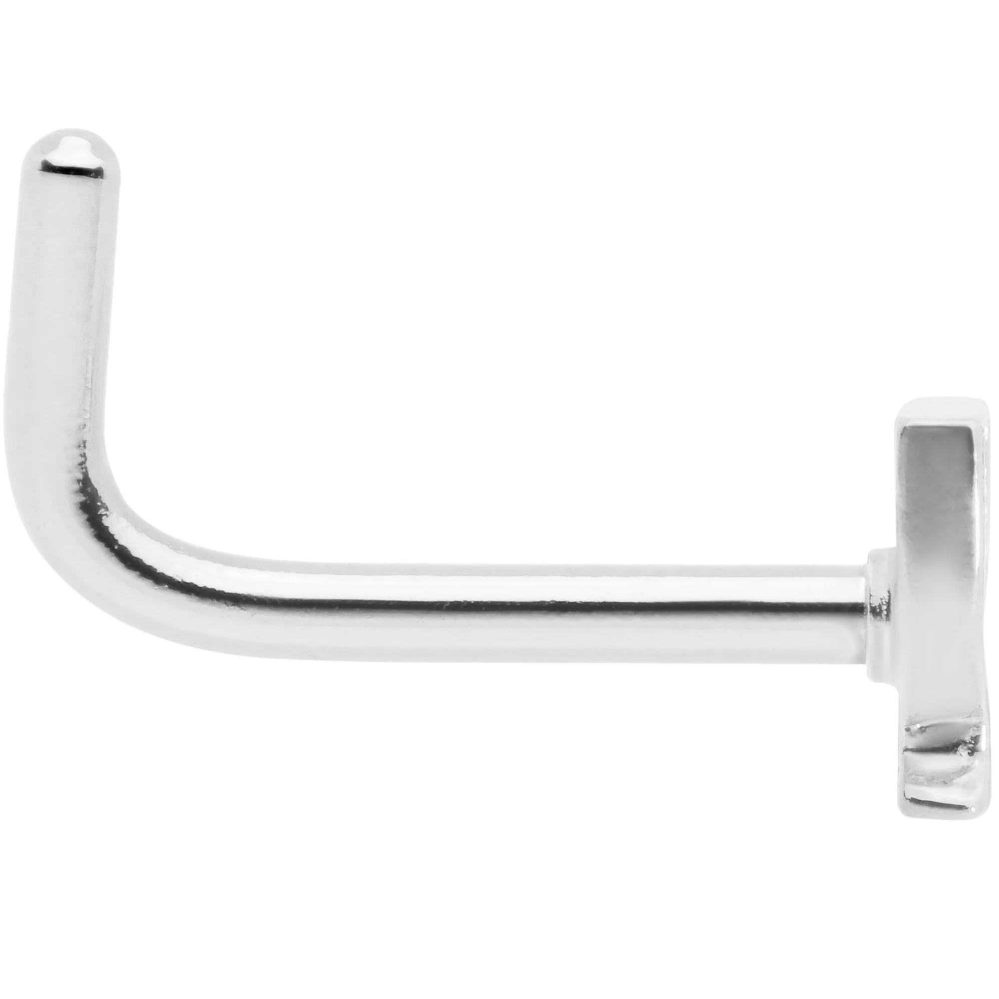 18G 5/16 New Years Champagne L Shaped Nose Ring - Image 3