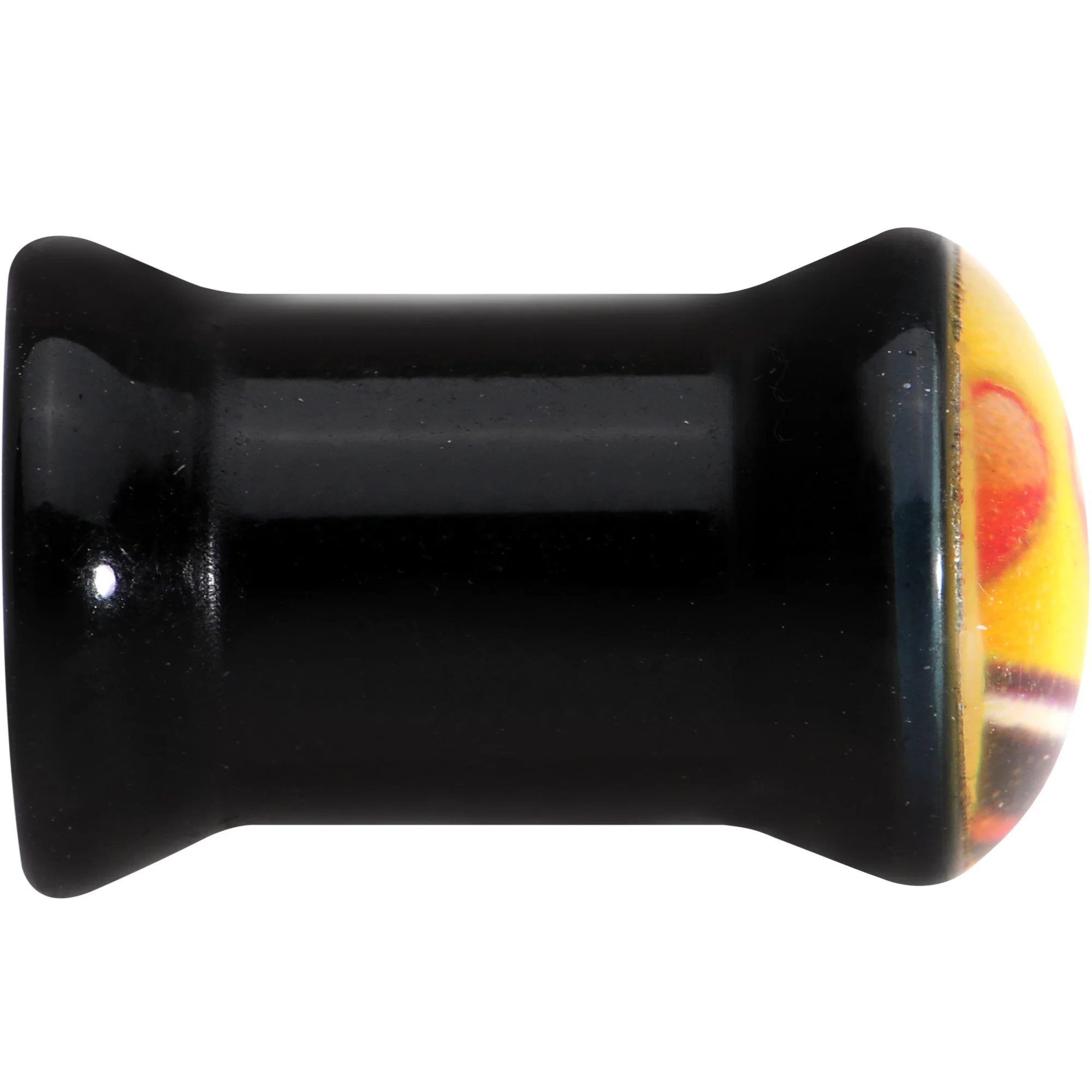2G Licensed Heart Eyes emoji Acrylic Double Flare Plug Set - Image 4