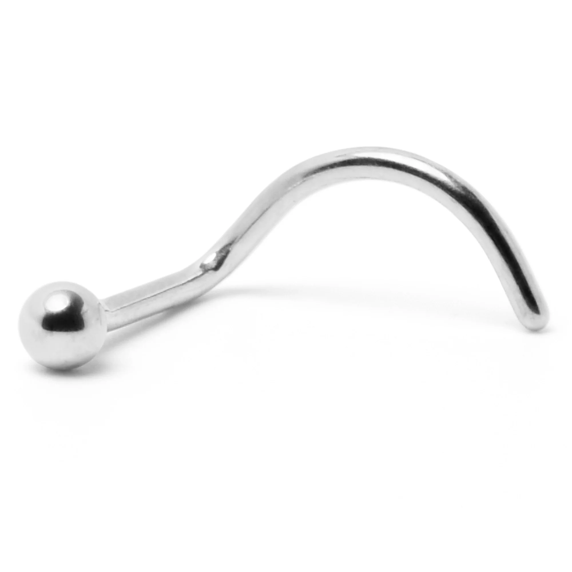 20G 1/4 ASTM F-136 Implant Grade Titanium Ball End Left Side Nose Screw - Image 6