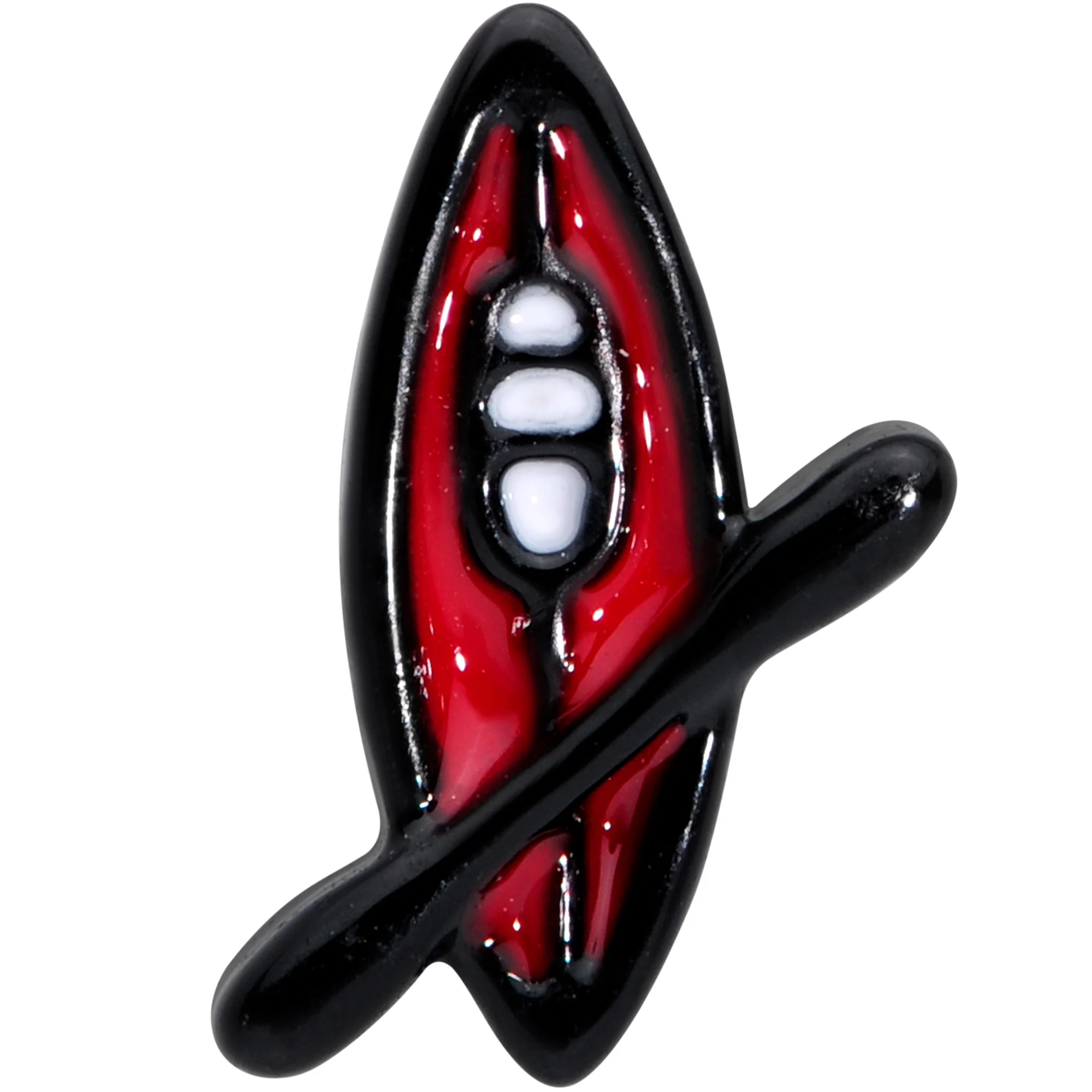 20G 1/4 Black Red Summer Kayak Boat Nose Bone - Image 2
