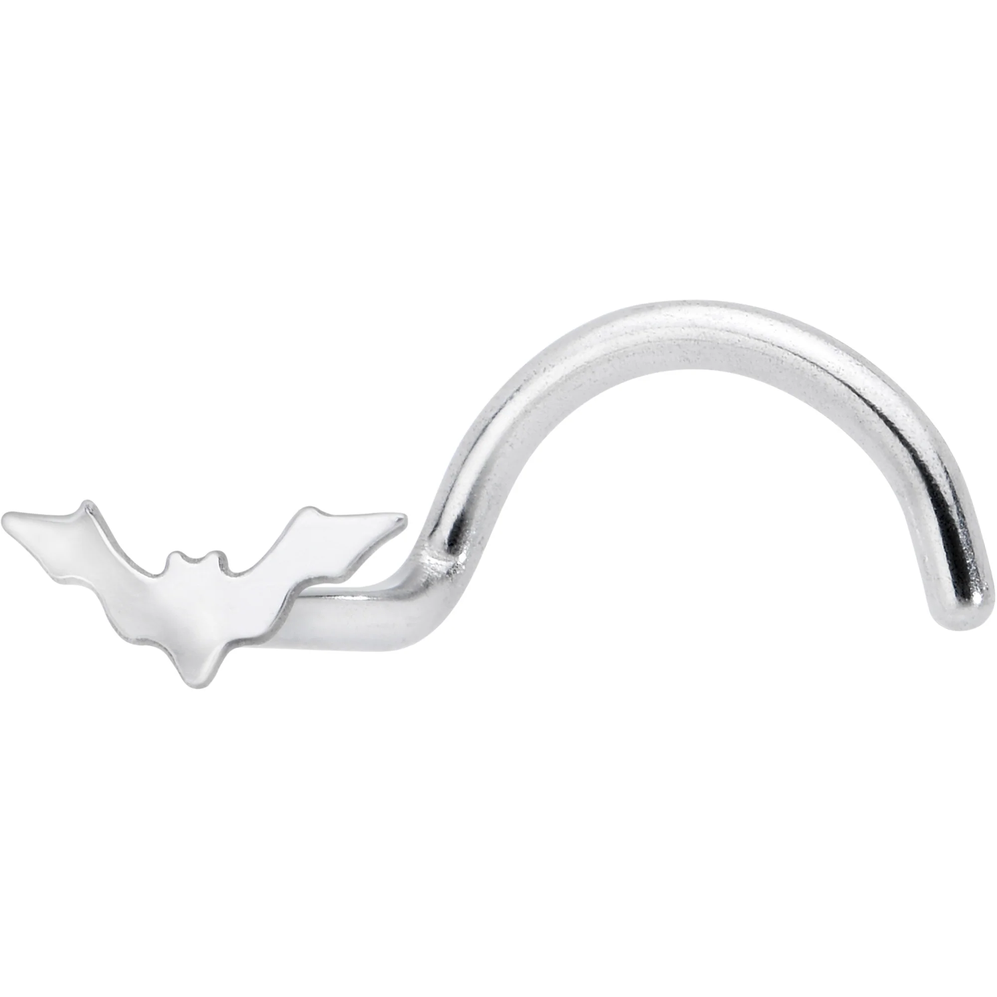 20G 1/4 Itty Bitty Bat Left Side Nose Screw - Image 2