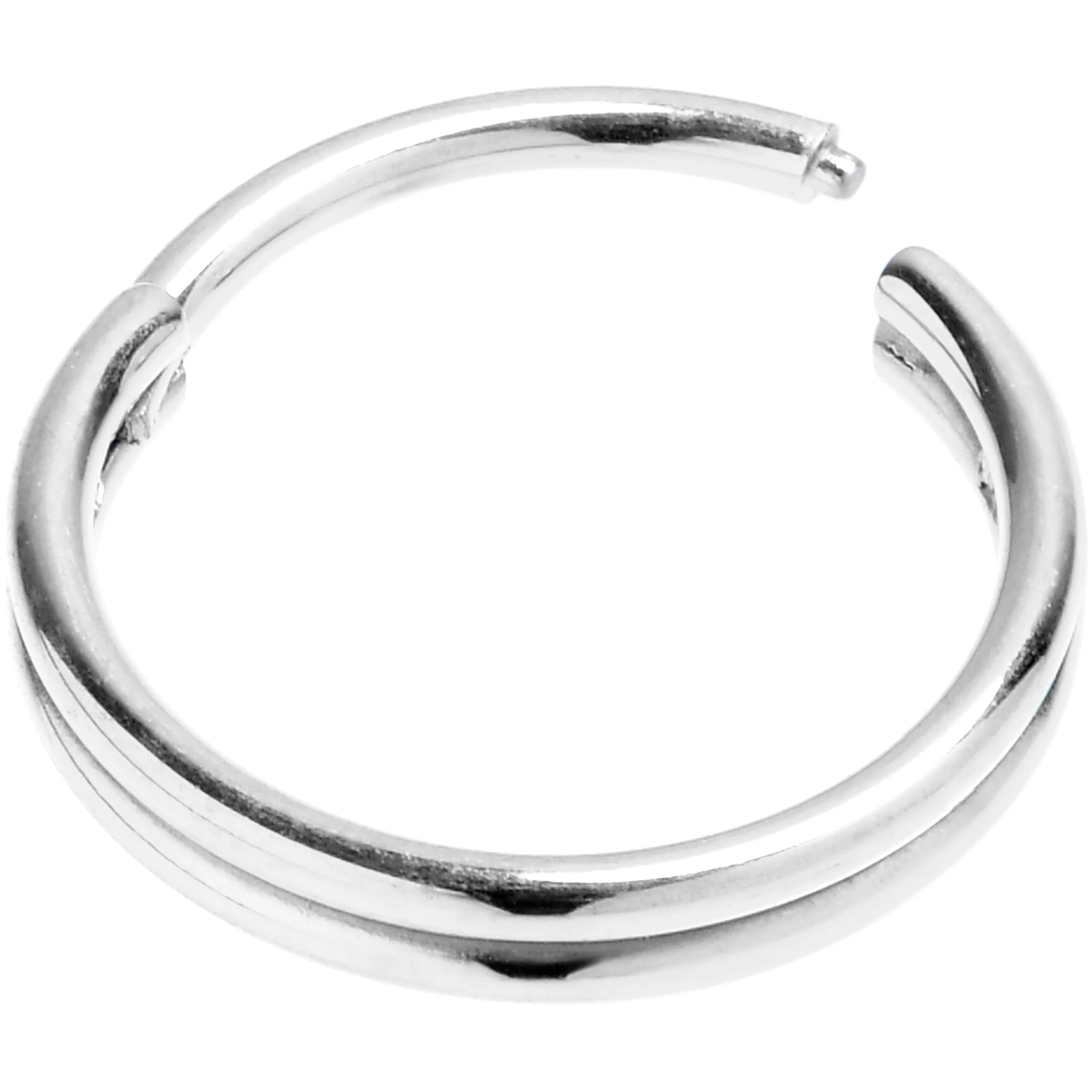 20G 5/16 316L Surgical Steel Double Precision Hinged Segment Ring - Image 2
