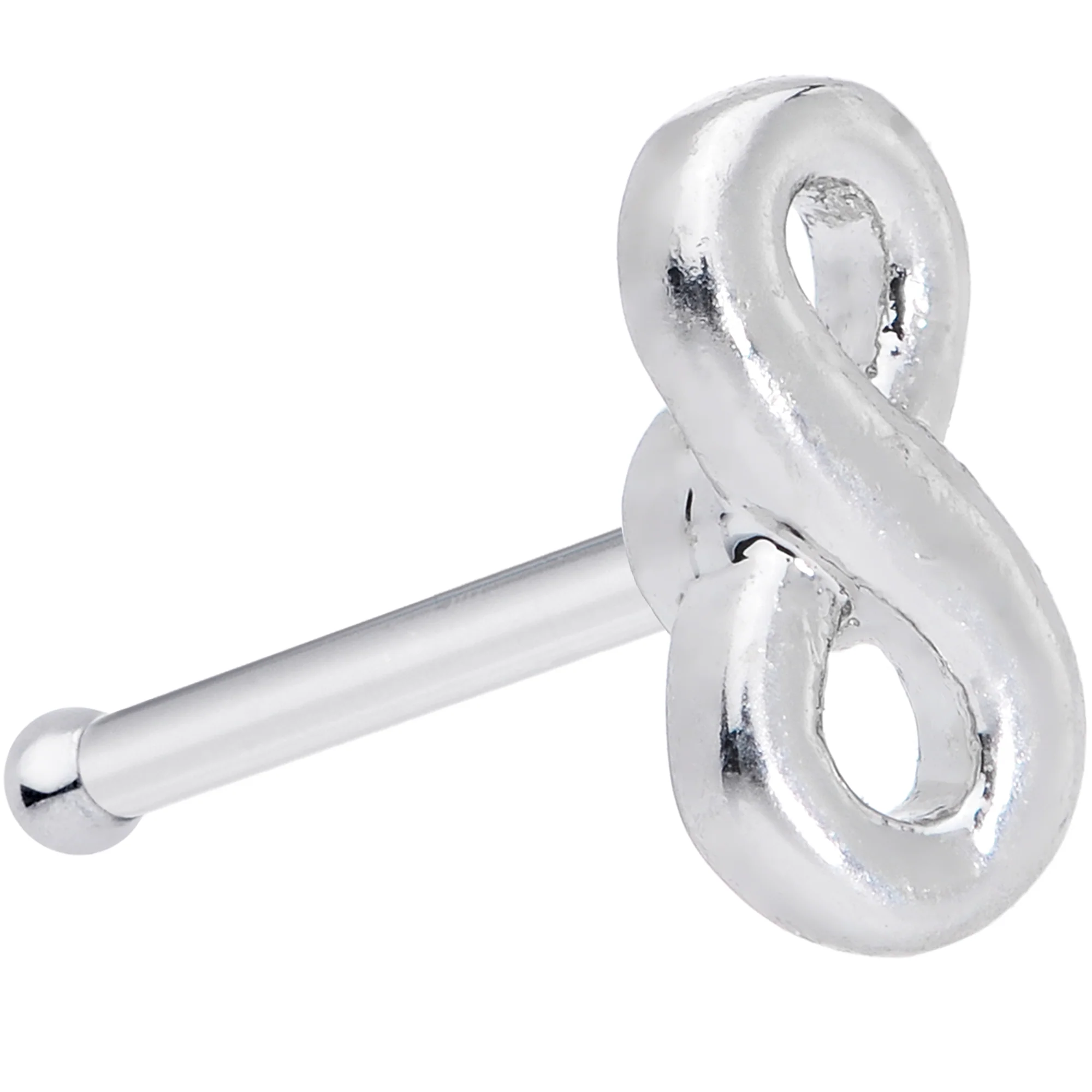 20G 5/16 Infinity Symbol Nose Bone - Image 4