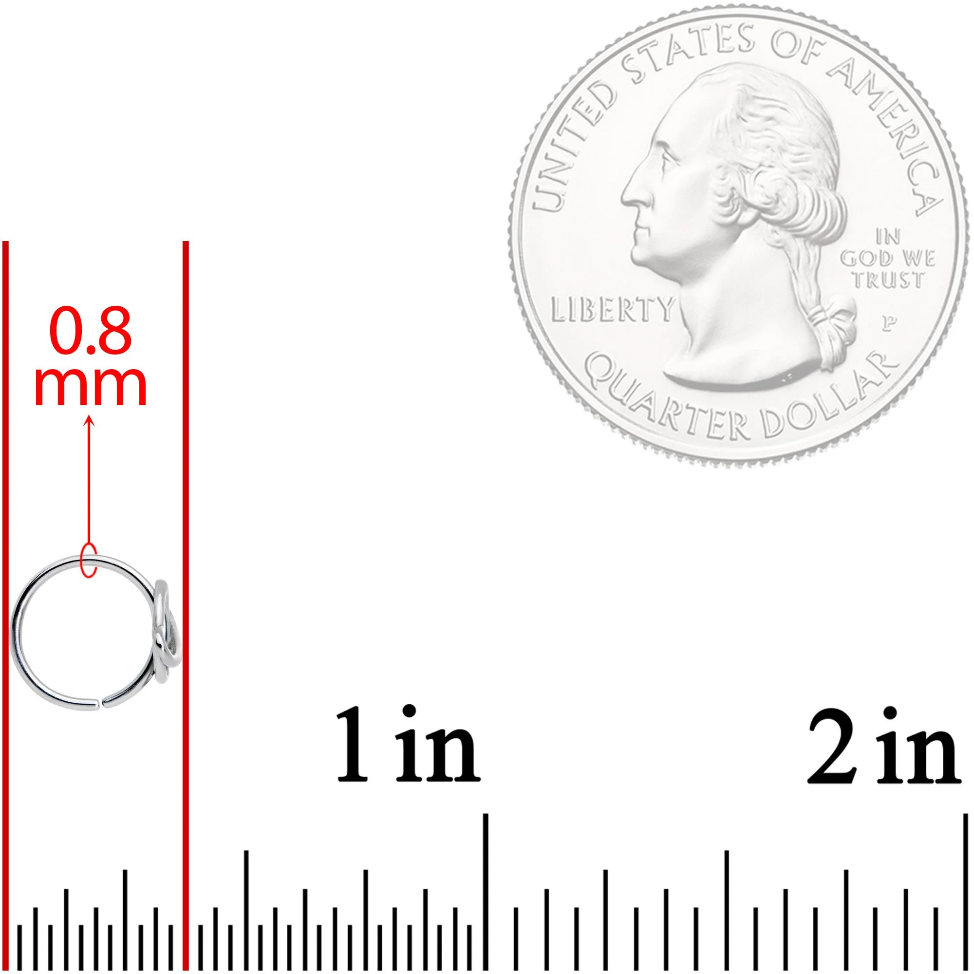 20G 5/16 Planet Saturn Seamless Circular Ring - Image 4