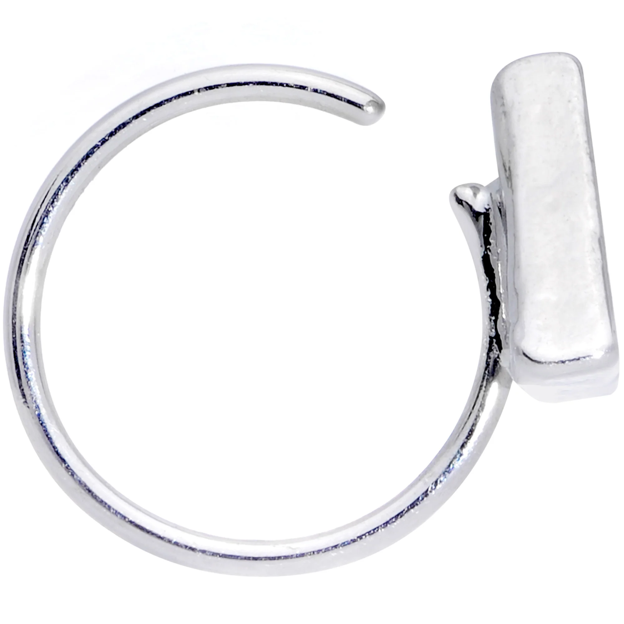 20G 5/16 Rainbow Pride Triangle Nose Hoop - Image 3