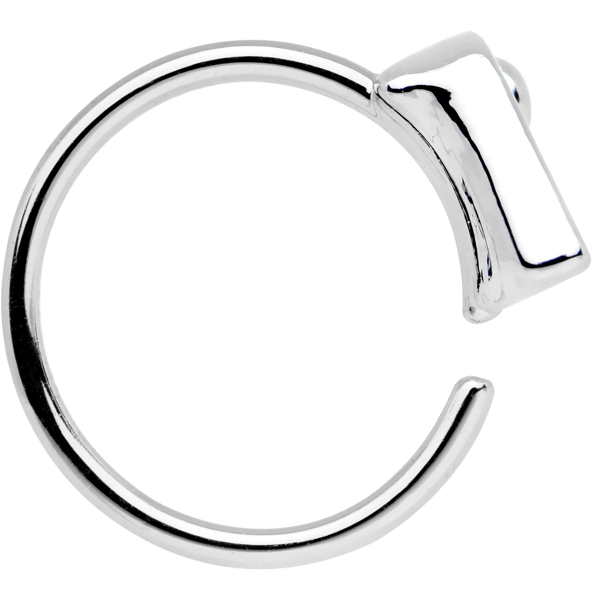 20G 5/16 Red Santa Hat Seamless Circular Ring - Image 3