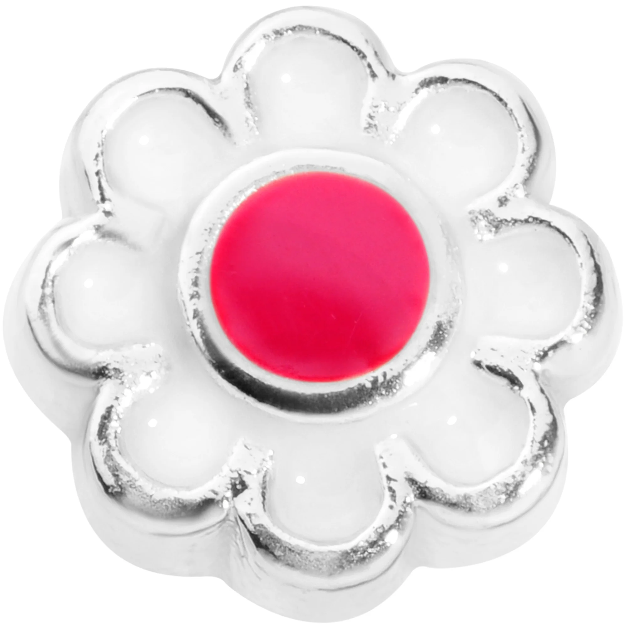 20G 5/16 Spring Flower L Shaped Nose Ring - Image 2