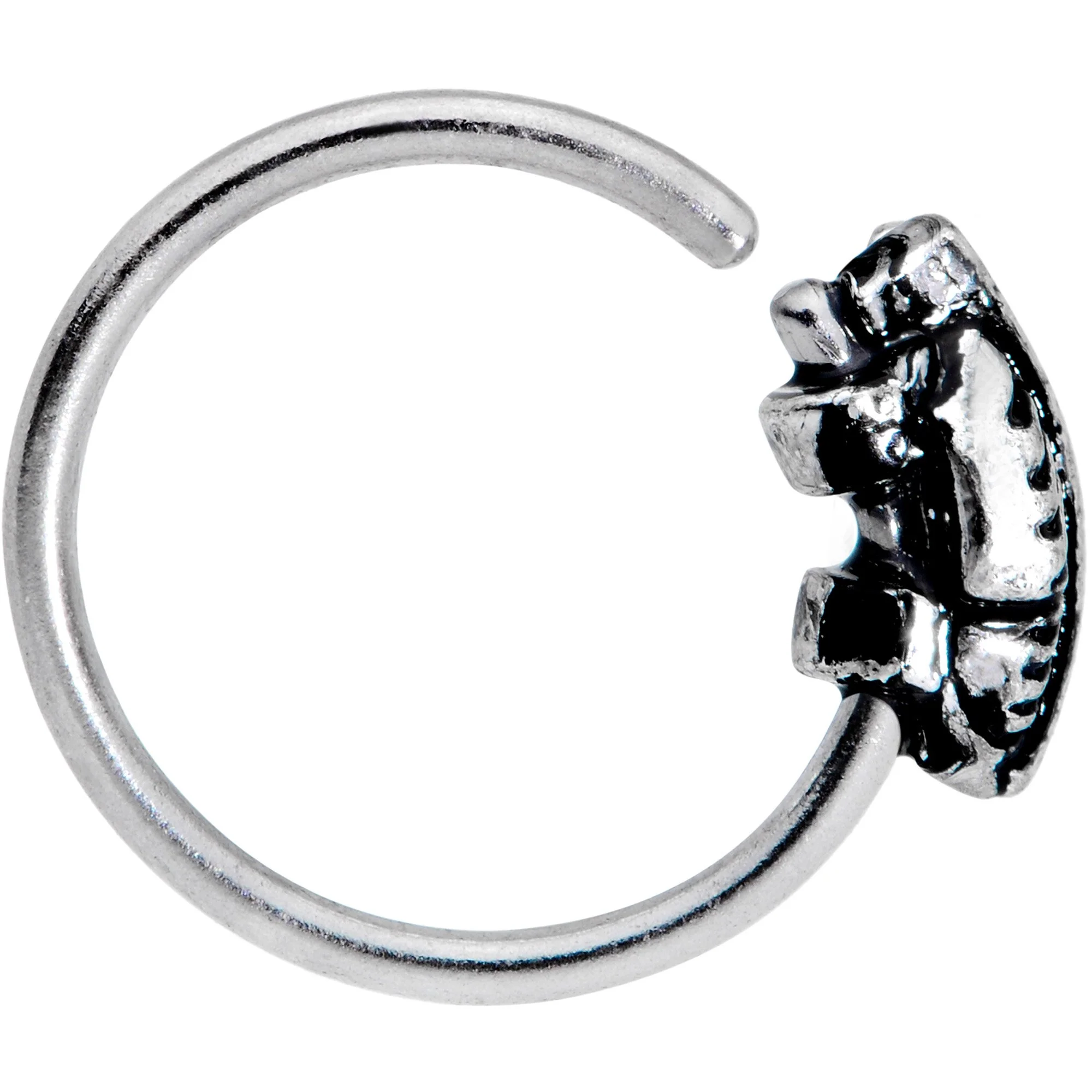 20G 5/16 Feather Seamless Circular Ring - Image 2