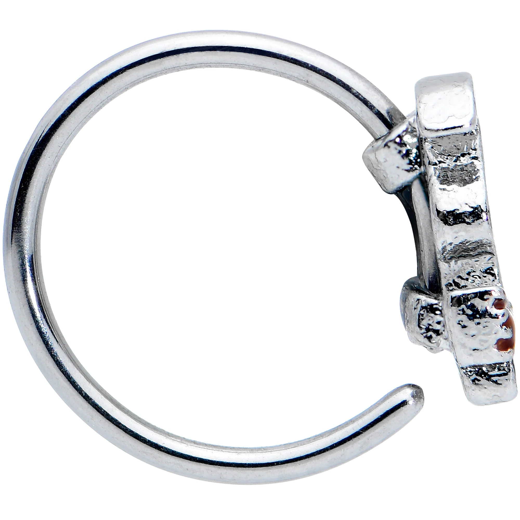 20G 7mm Witch Hat Ghost Halloween Nose Hoop - Image 3