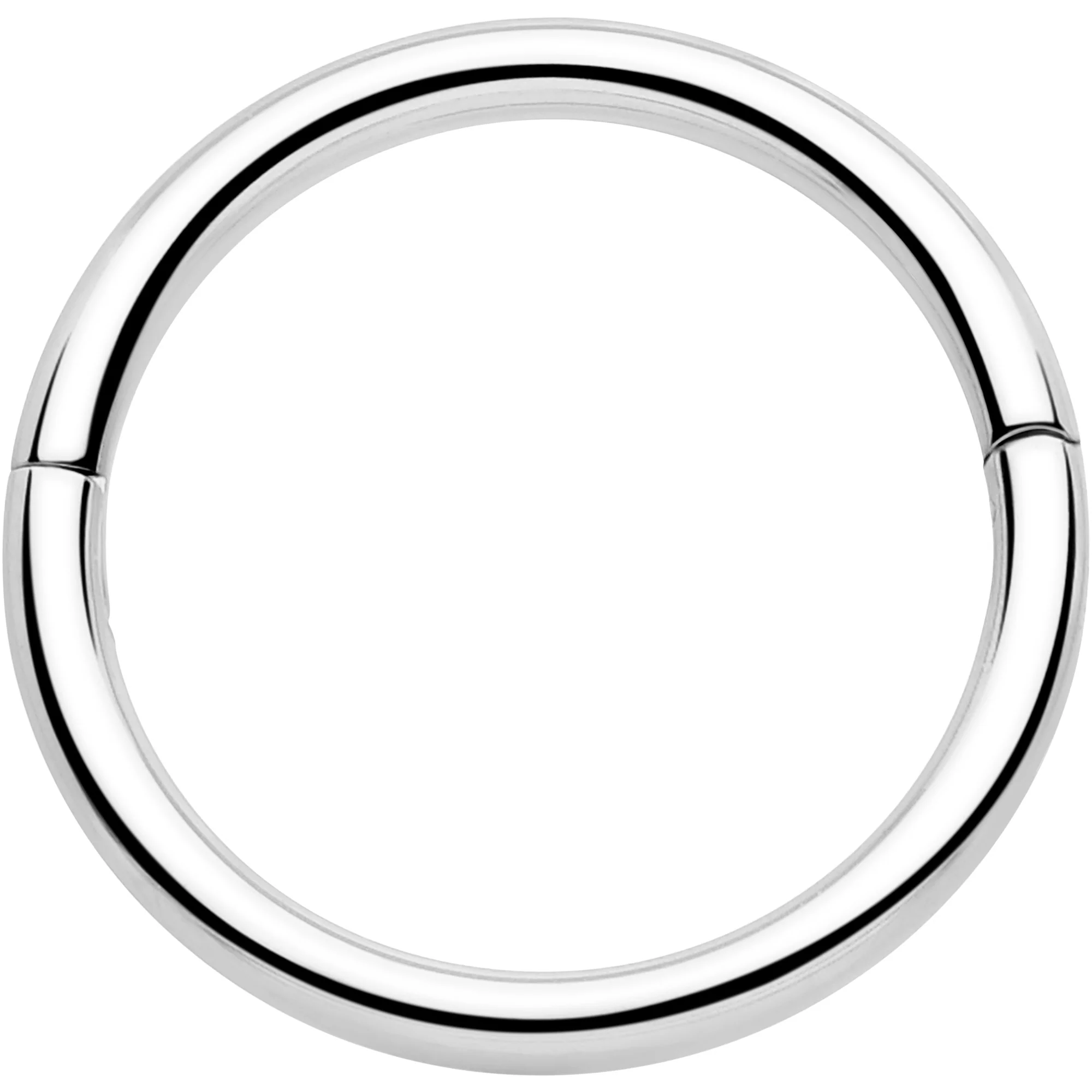 20G Implant Grade Titanium Half Closure Hinged Segment Ring - Image 17
