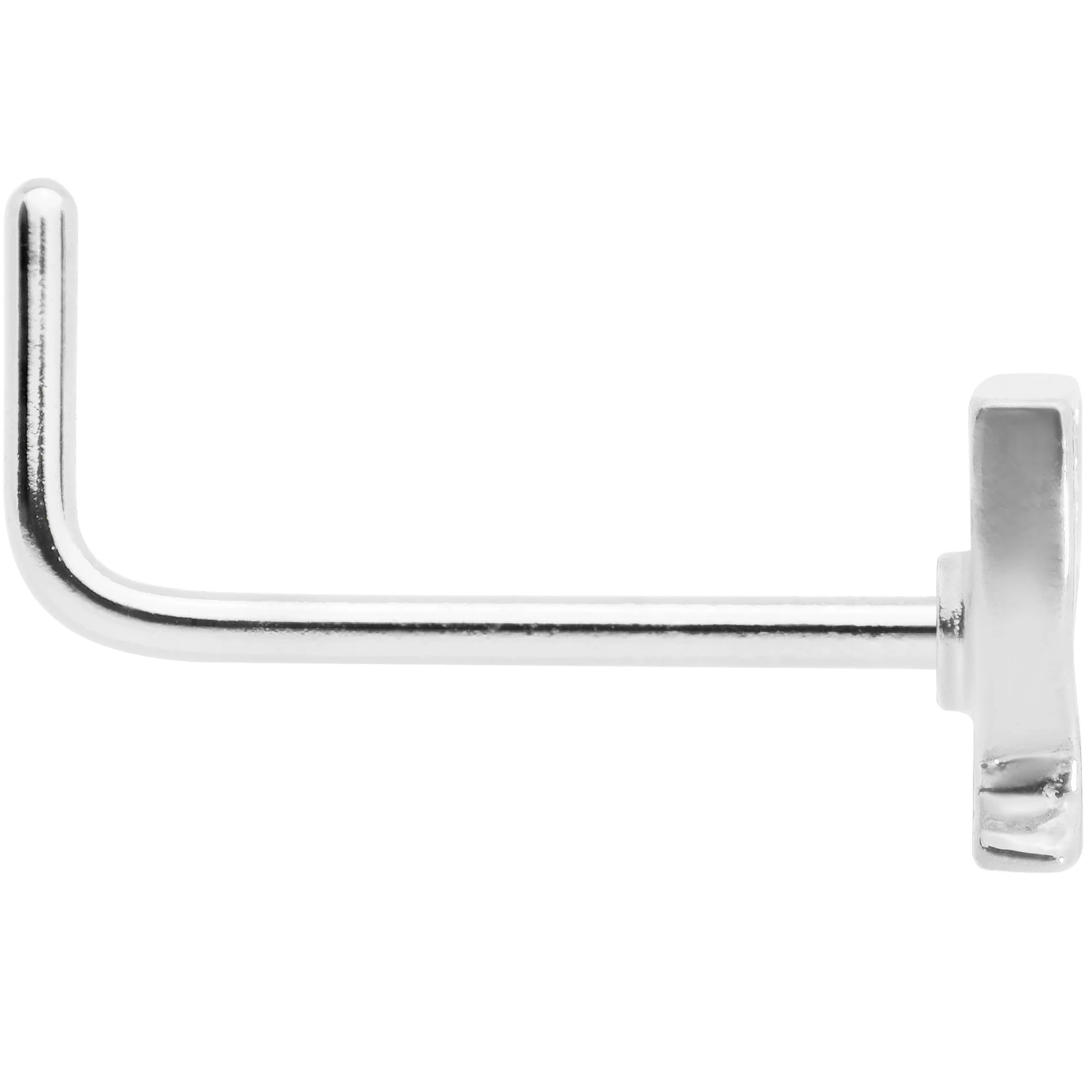 22G 5/16 New Years Champagne L Shaped Nose Ring - Image 3