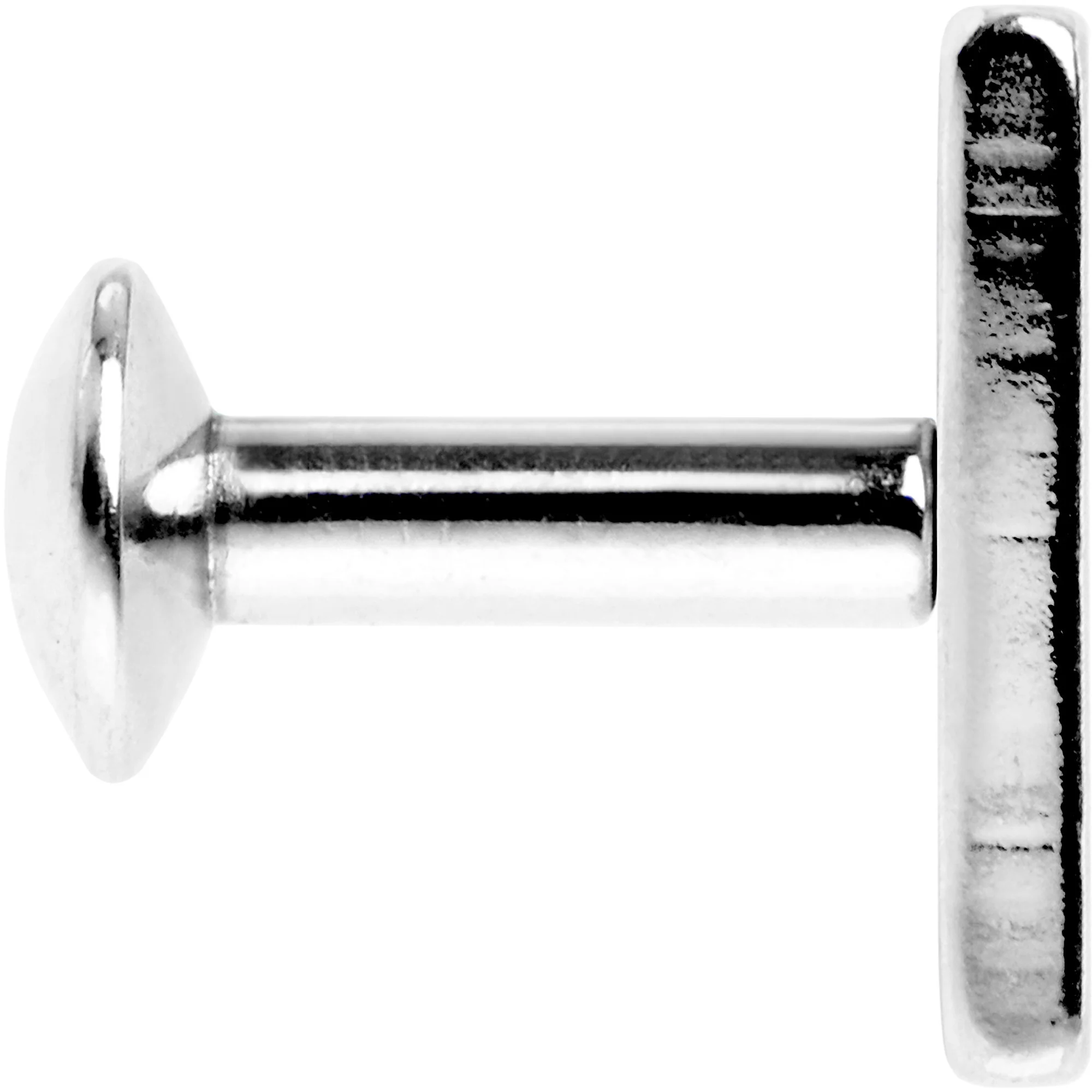 3/16 6mm Steel Rectangle Internal Thread Daith Cartilage Tragus - Image 2