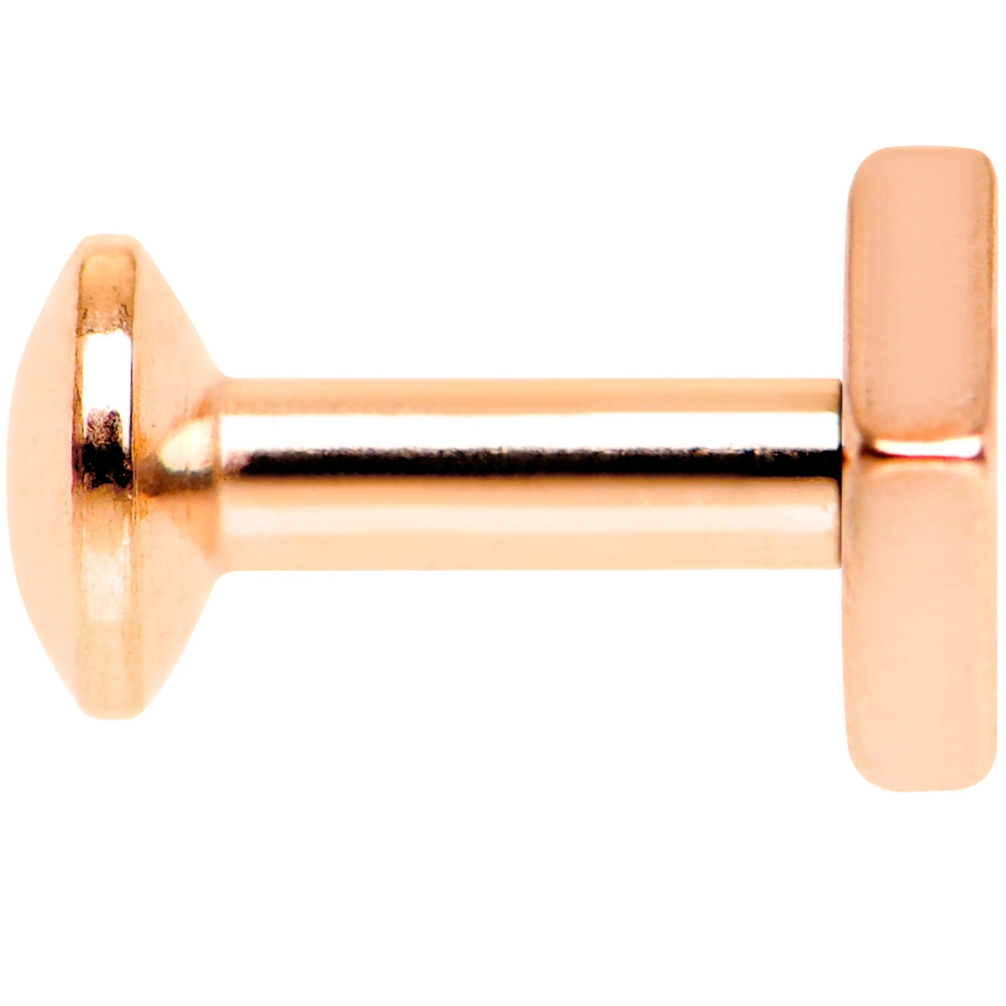 3/16 Gold Tone Rhombus Internally Threaded Daith Cartilage Tragus - Image 2