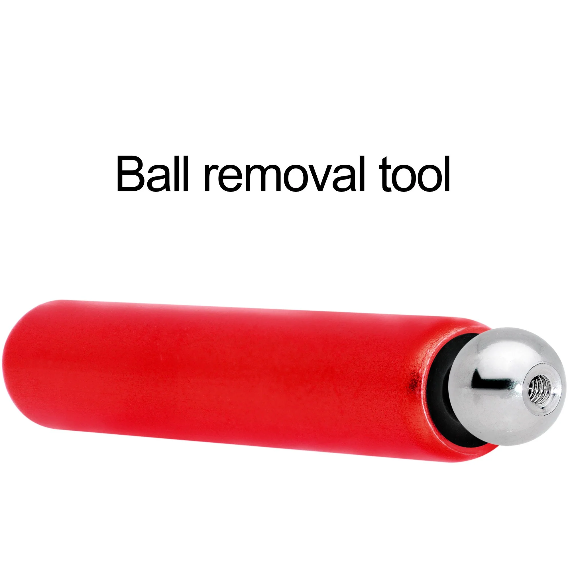 3mm to 4mm Red Aluminum Body Piercing Ball Removal Tool - Image 3