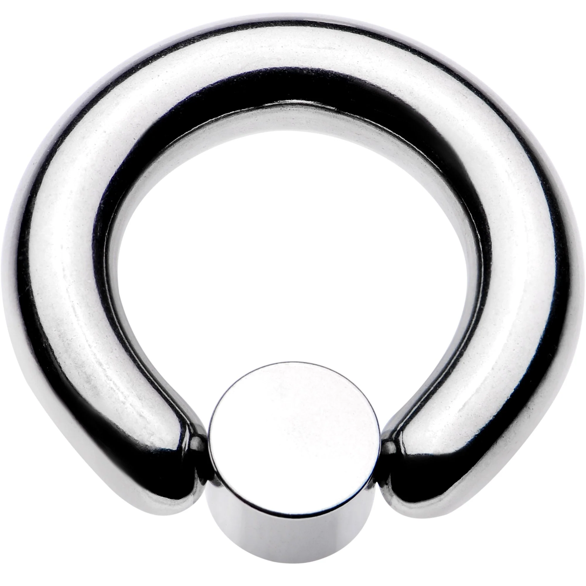 4G 9/16 Clear Gem 7mm Disc BCR Captive Ring - Image 2