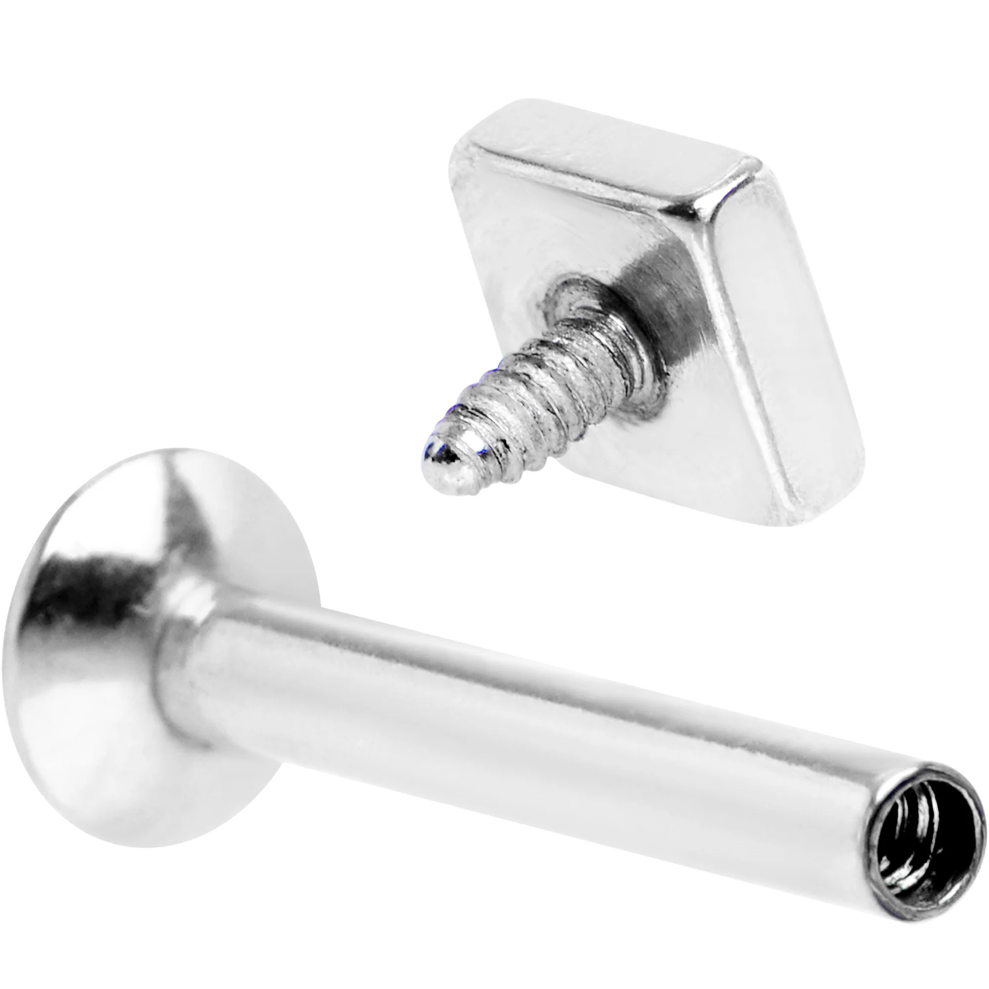 5/16 Rhombus Internally Threaded Daith Cartilage Tragus - Image 4