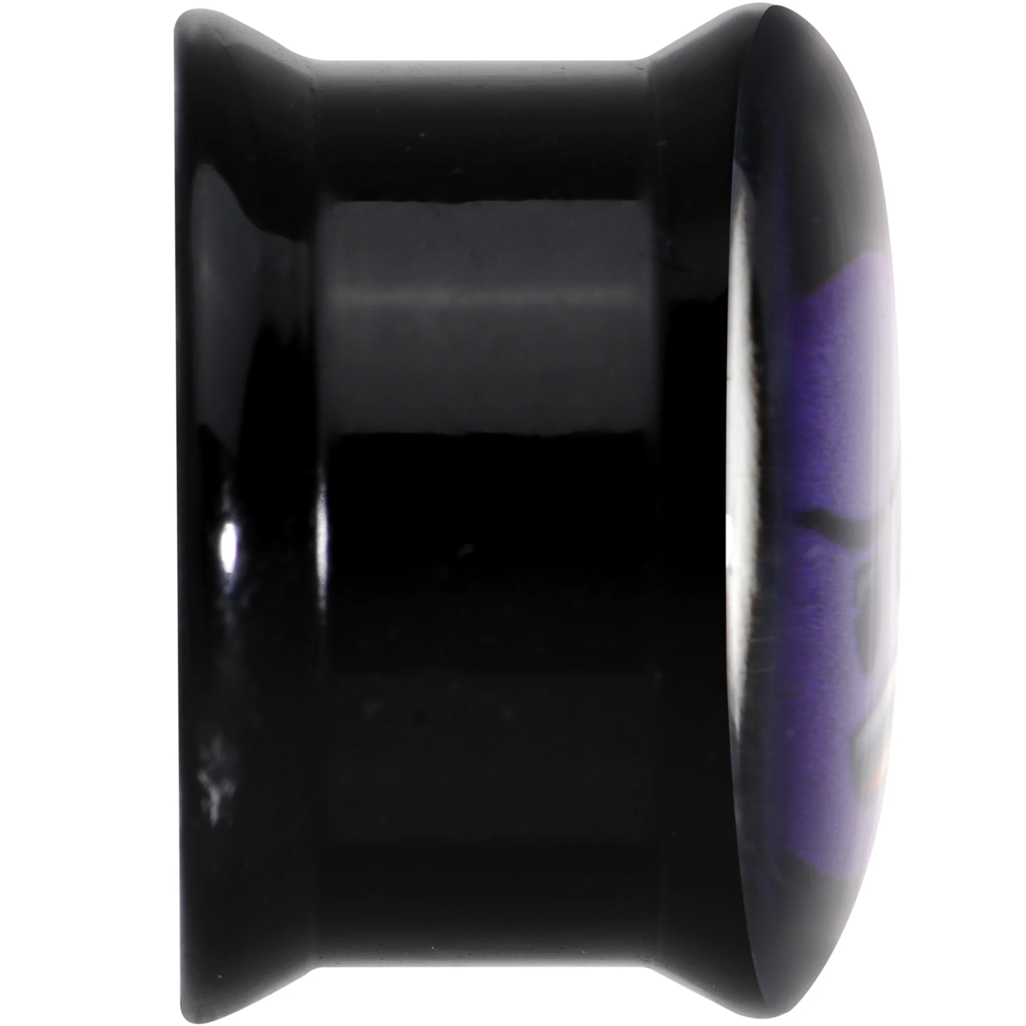 5/8 Licensed Purple Devil emoji Acrylic Double Flare Plug Set - Image 4