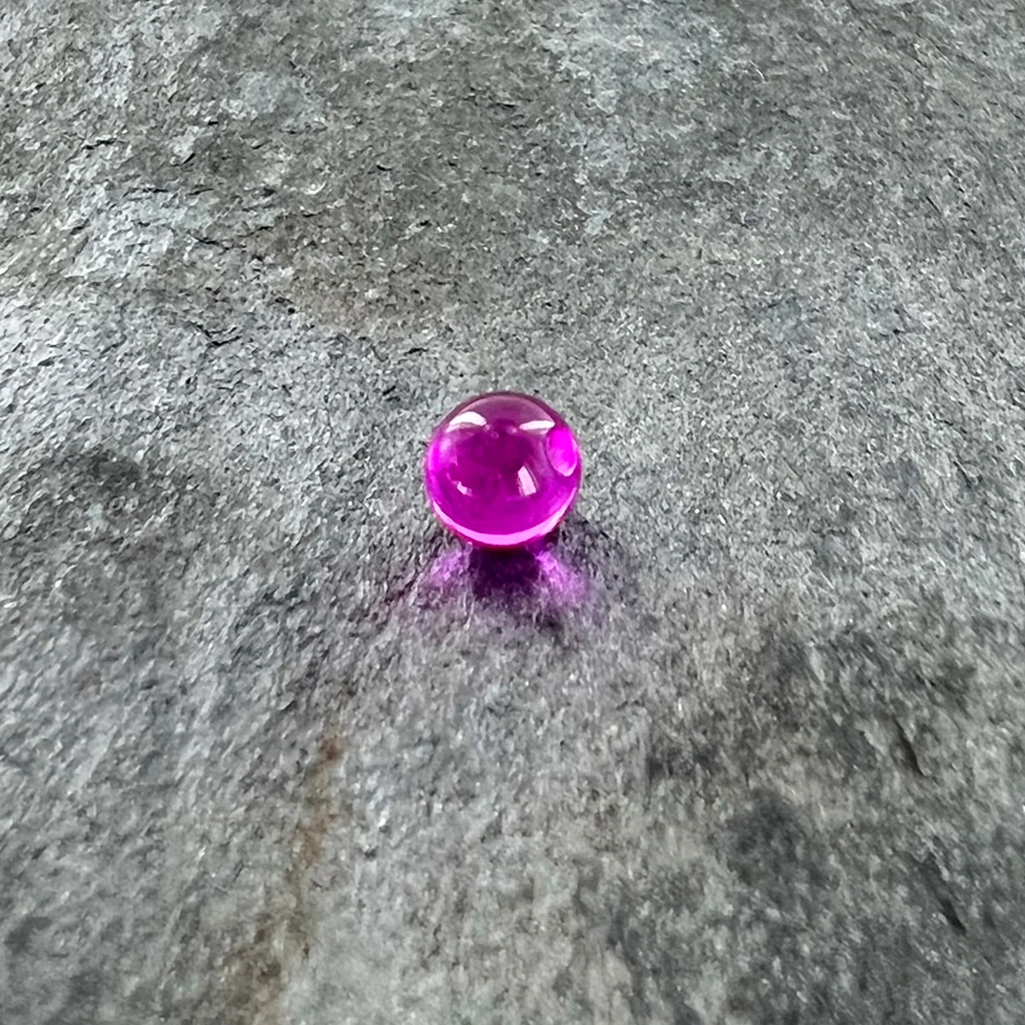 5mm Purple Acrylic UV Glow Captive Bead Ring Replacement Ball - Image 6