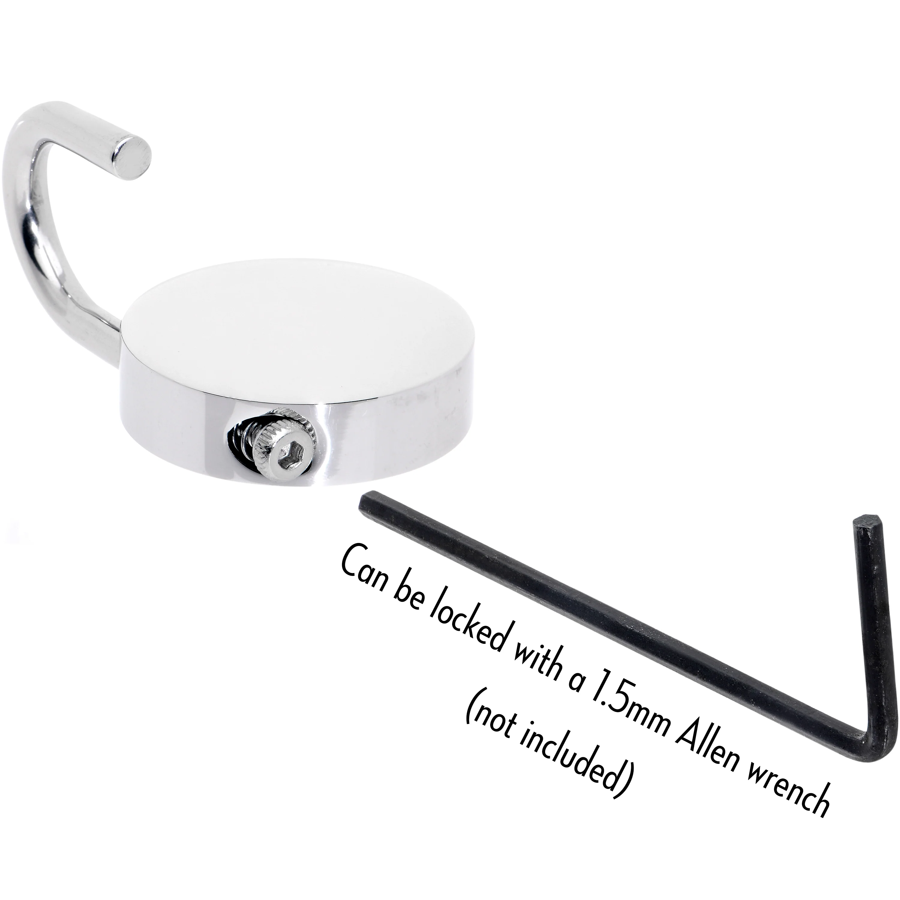 8G Round Padlock Ear Weight Set - Image 3