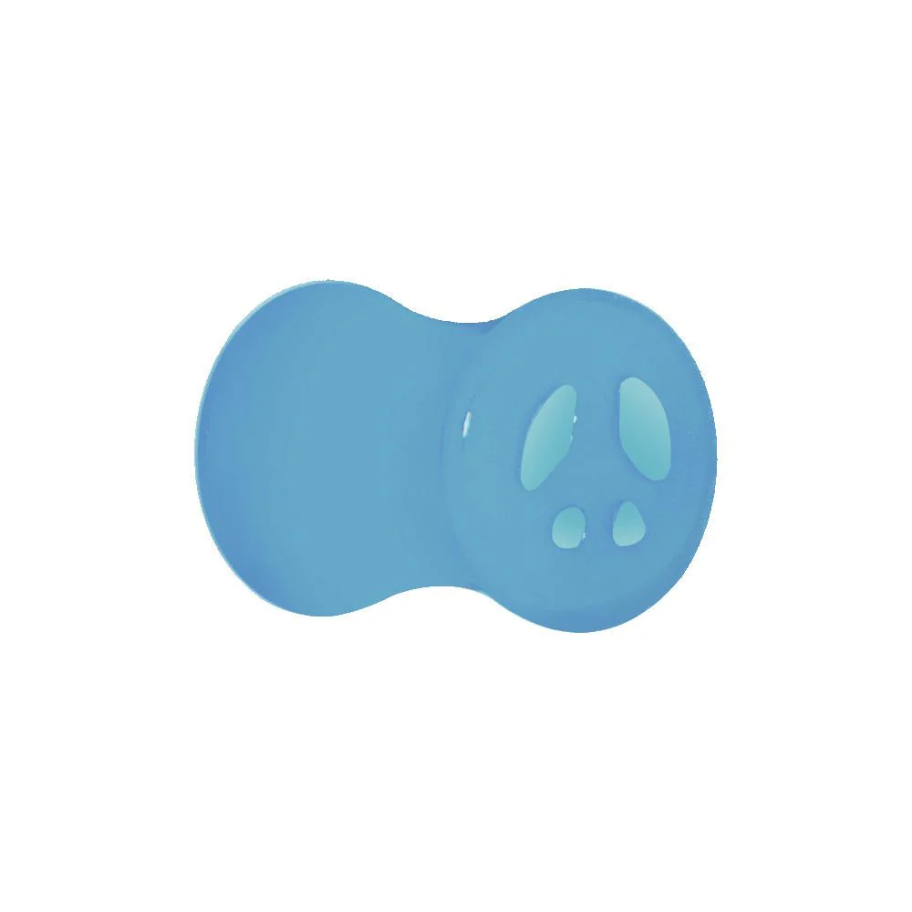 Acrylic Neon Blue Peace Sign Tunnel Plug 2G to 20mm - Image 6