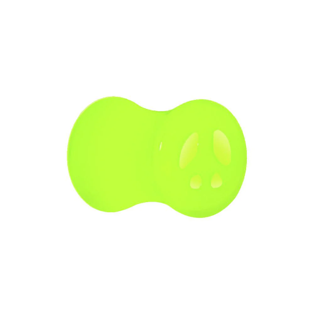 Acrylic Neon Green Peace Sign Tunnel Plug 2G to 20mm - Image 4